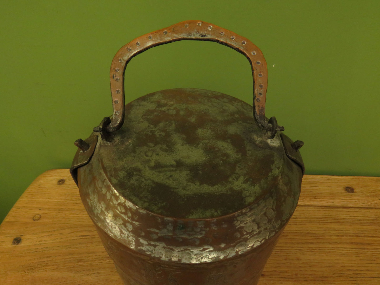 Vintage Indian Brass Tiffin Dabbawala Lunch Box