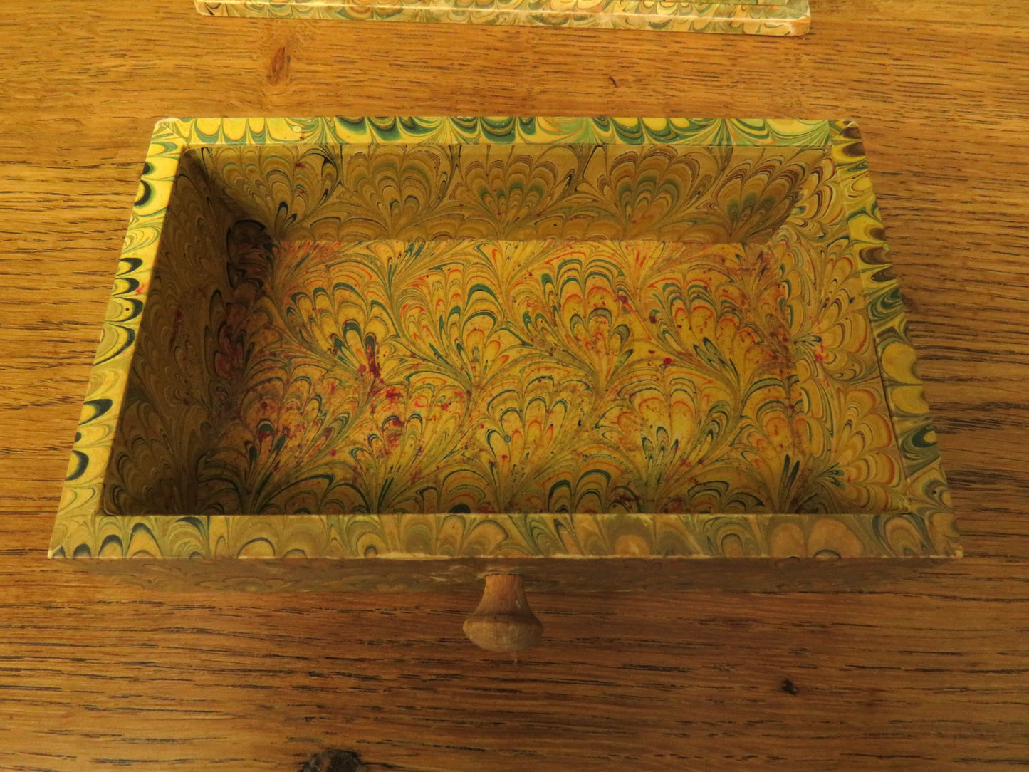 Small Marbled Paper Keepsake Chest