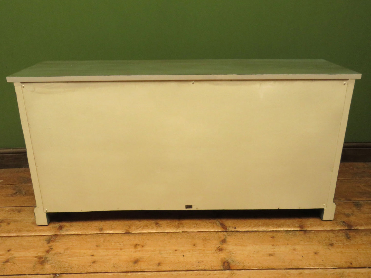 Rustic Green Shabby Chic Storage Basket Unit