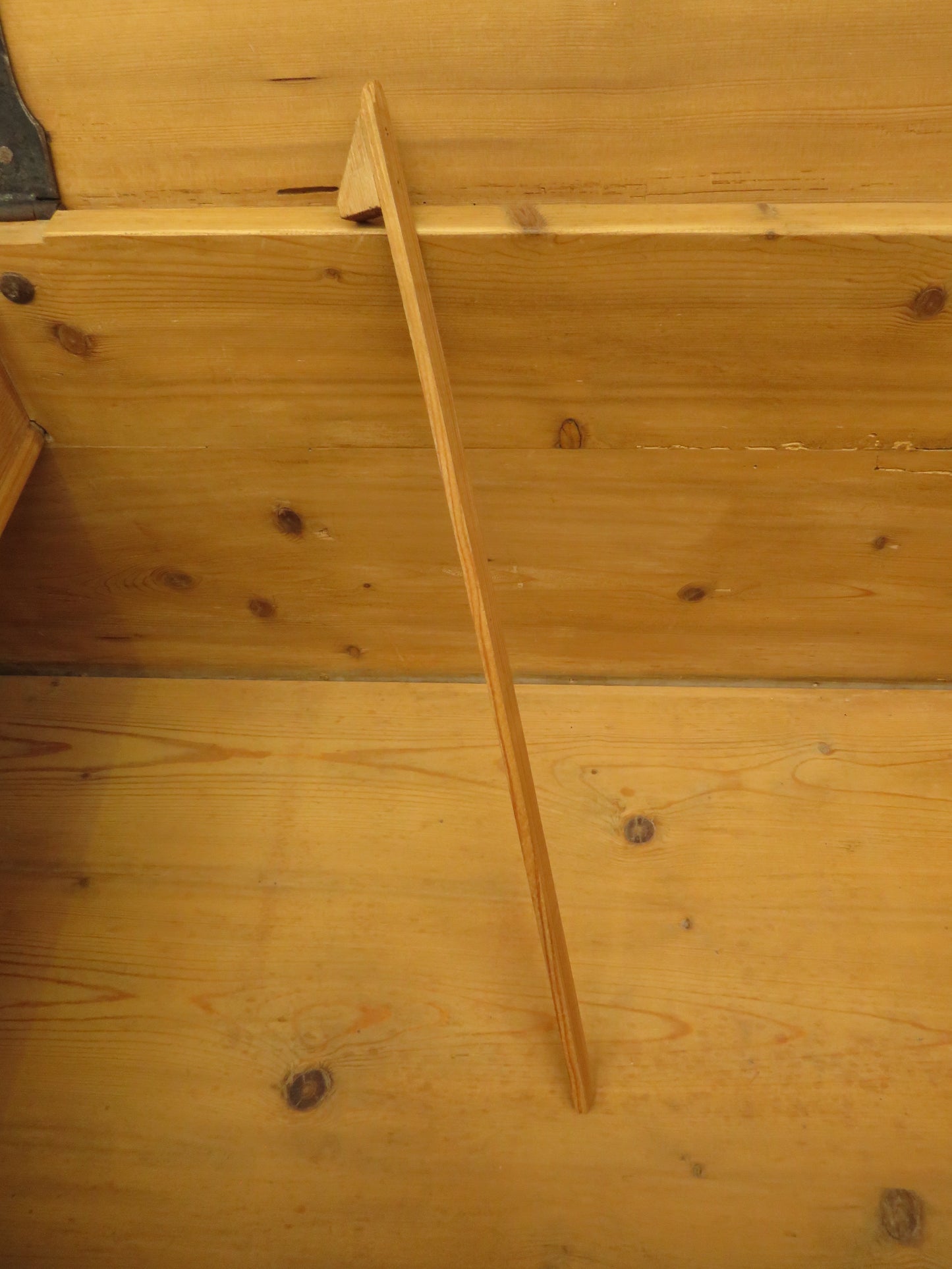 Large Antique Pine Mule Chest