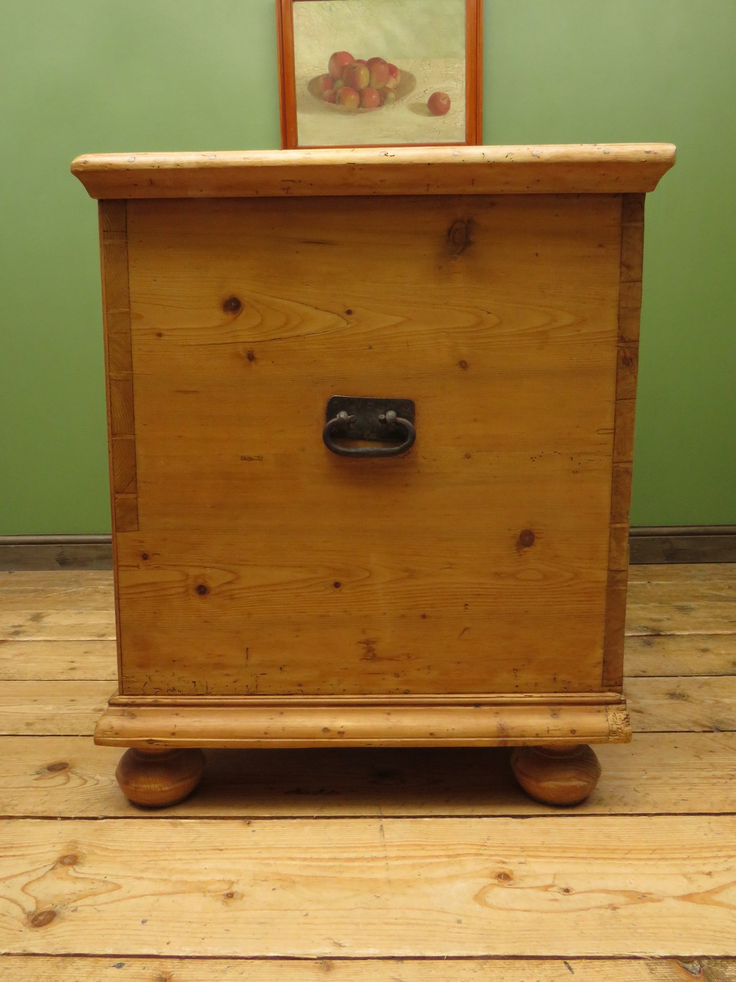 Large Antique Pine Mule Chest