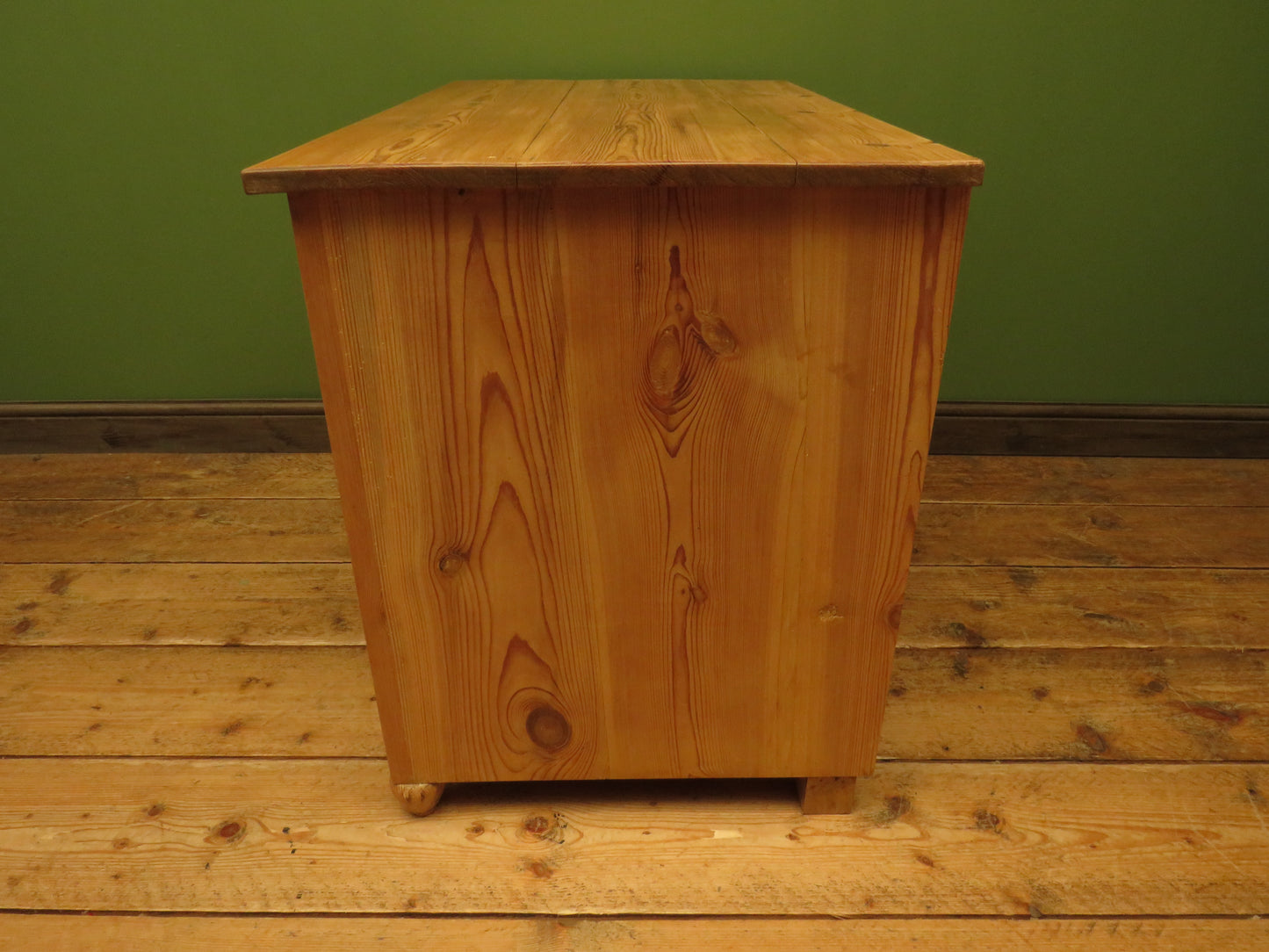 Antique Continental Pitch Pine Chest of Drawers