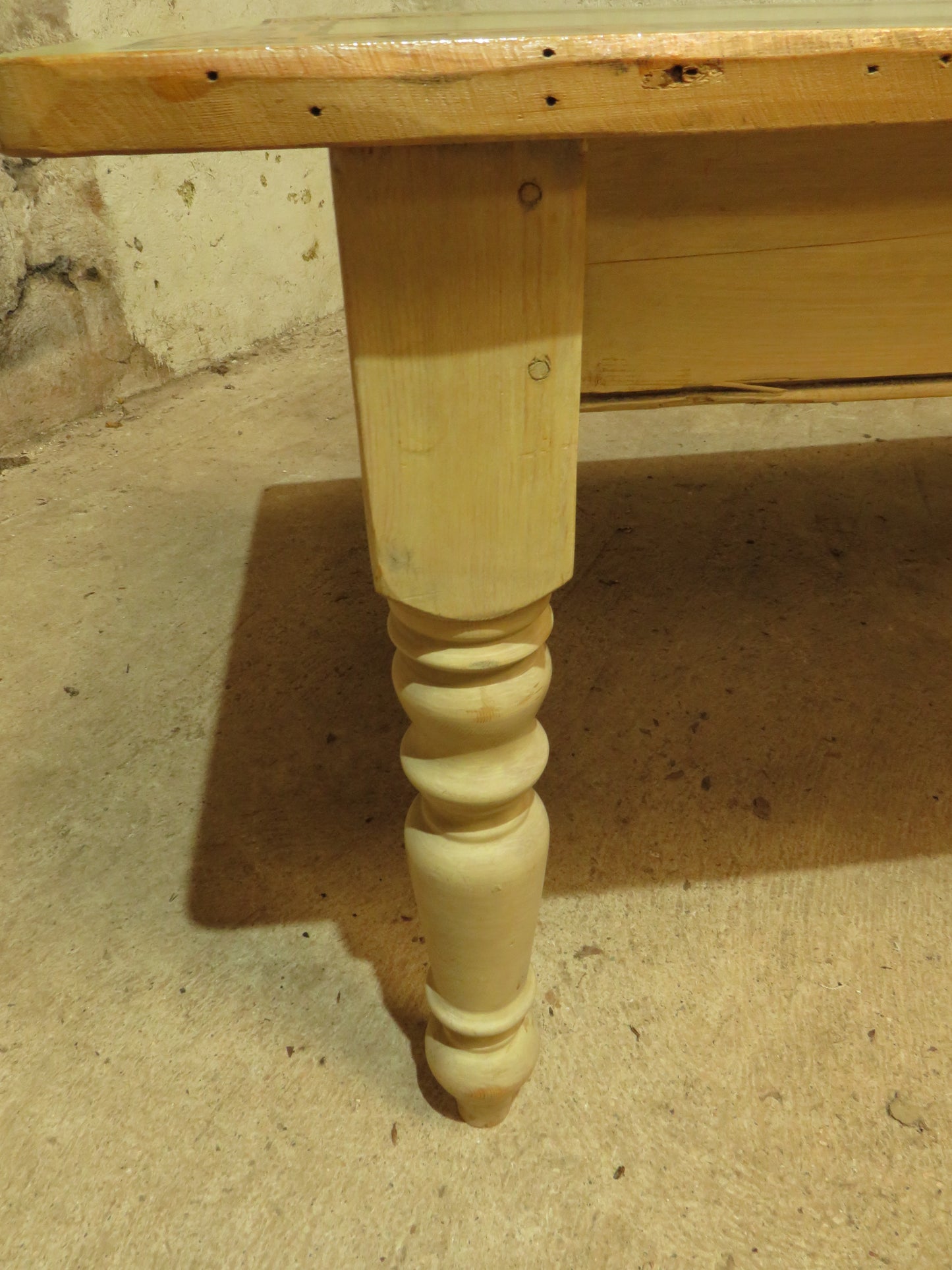 Large Hand Painted Celtic Viking Themed Table owned by Tina Turner
