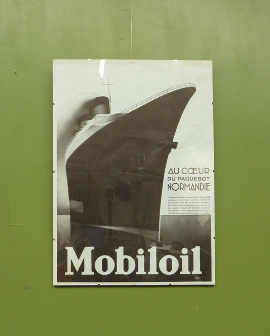 Original MOBILOIL Advertising poster 1935 by Piaubert