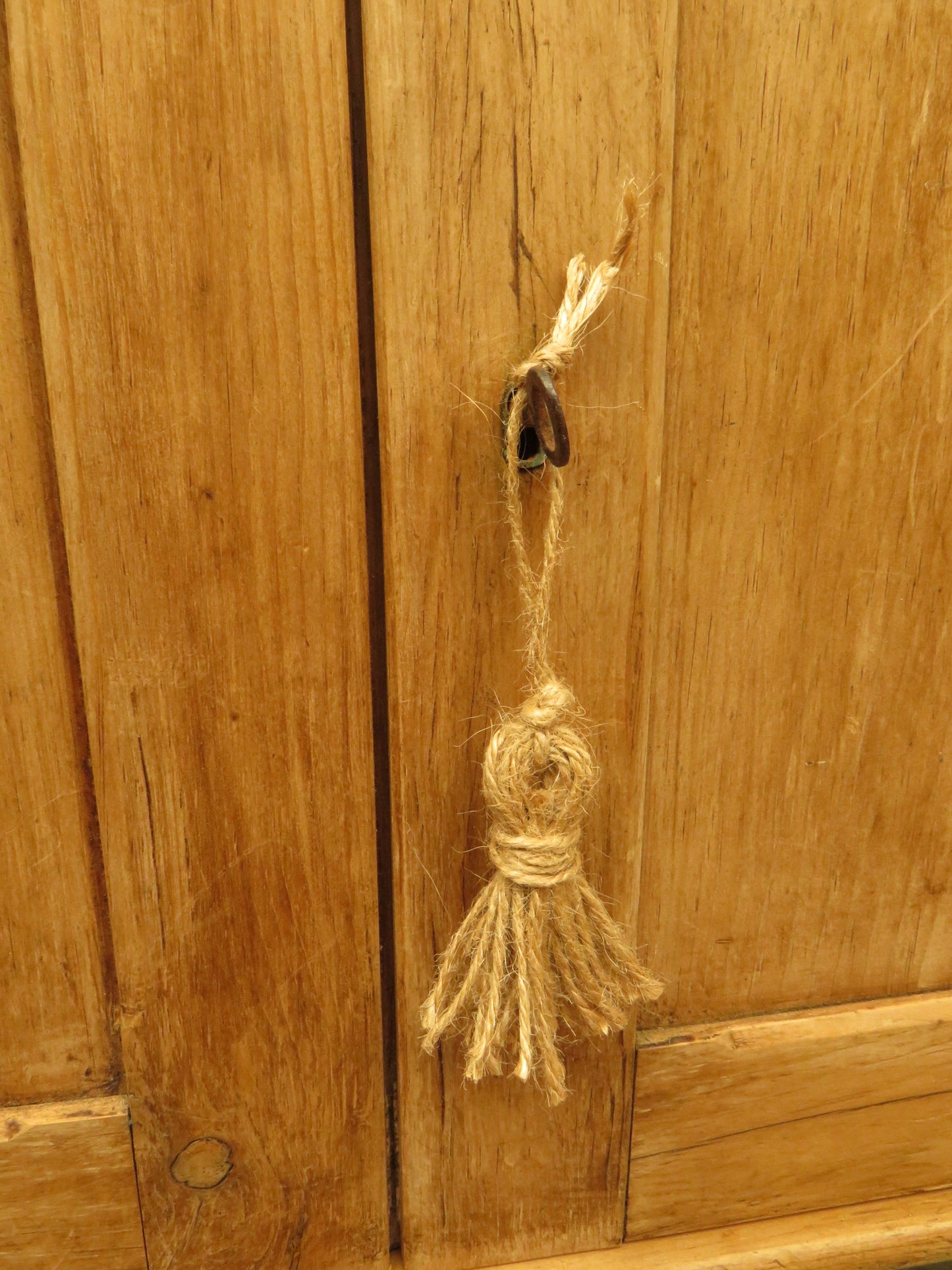 Small Antique Pine Pigeon Hole Cabinet