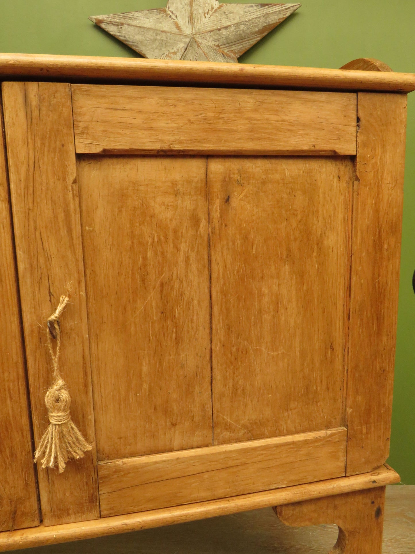 Small Antique Pine Pigeon Hole Cabinet