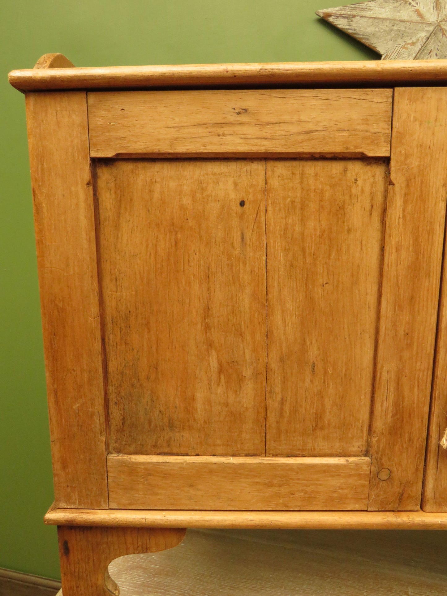 Small Antique Pine Pigeon Hole Cabinet