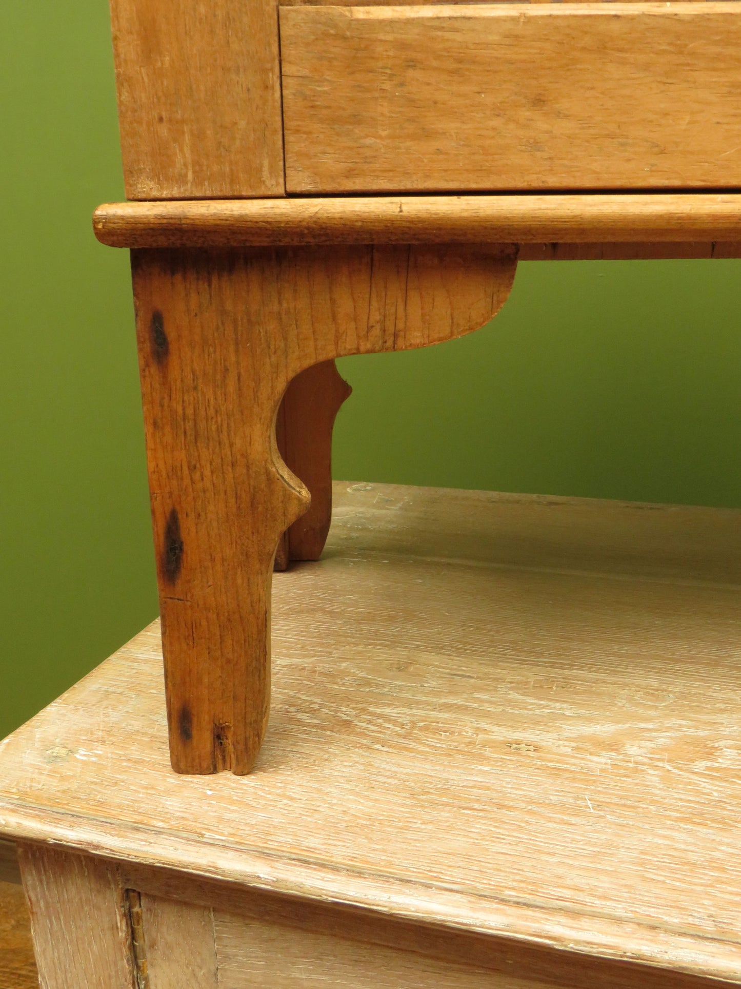 Small Antique Pine Pigeon Hole Cabinet