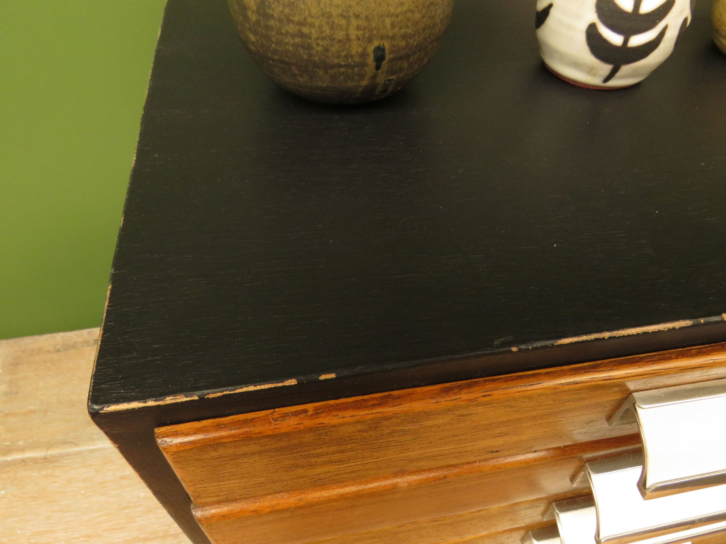 Handmade Tabletop Watchmakers Chest or Stationery Filing Drawers