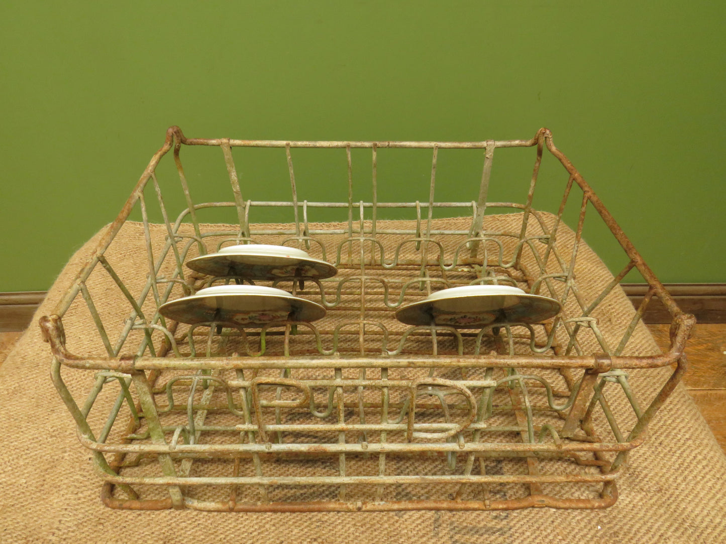 Paignton Dairy Galvanised Milk Crate Sink Drainer