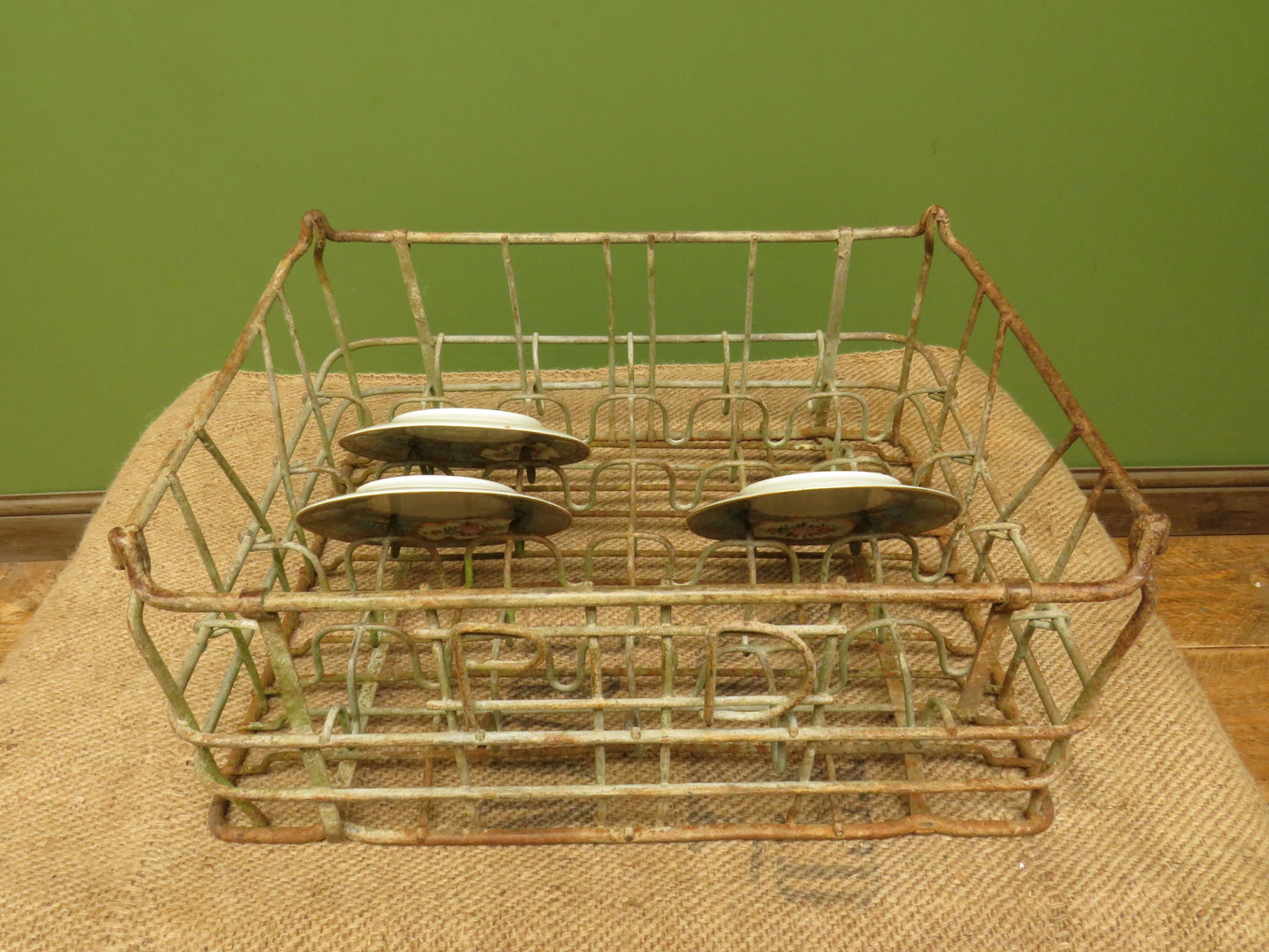 Paignton Dairy Galvanised Milk Crate Sink Drainer