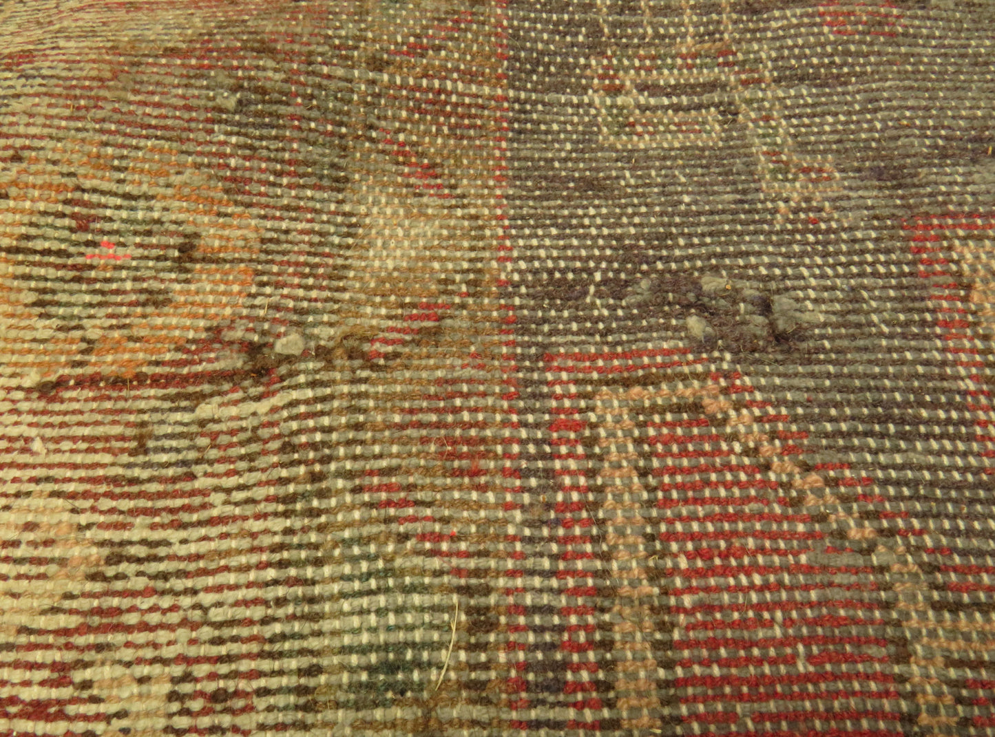 Vintage Traditional Turkish Rug in reds and blues