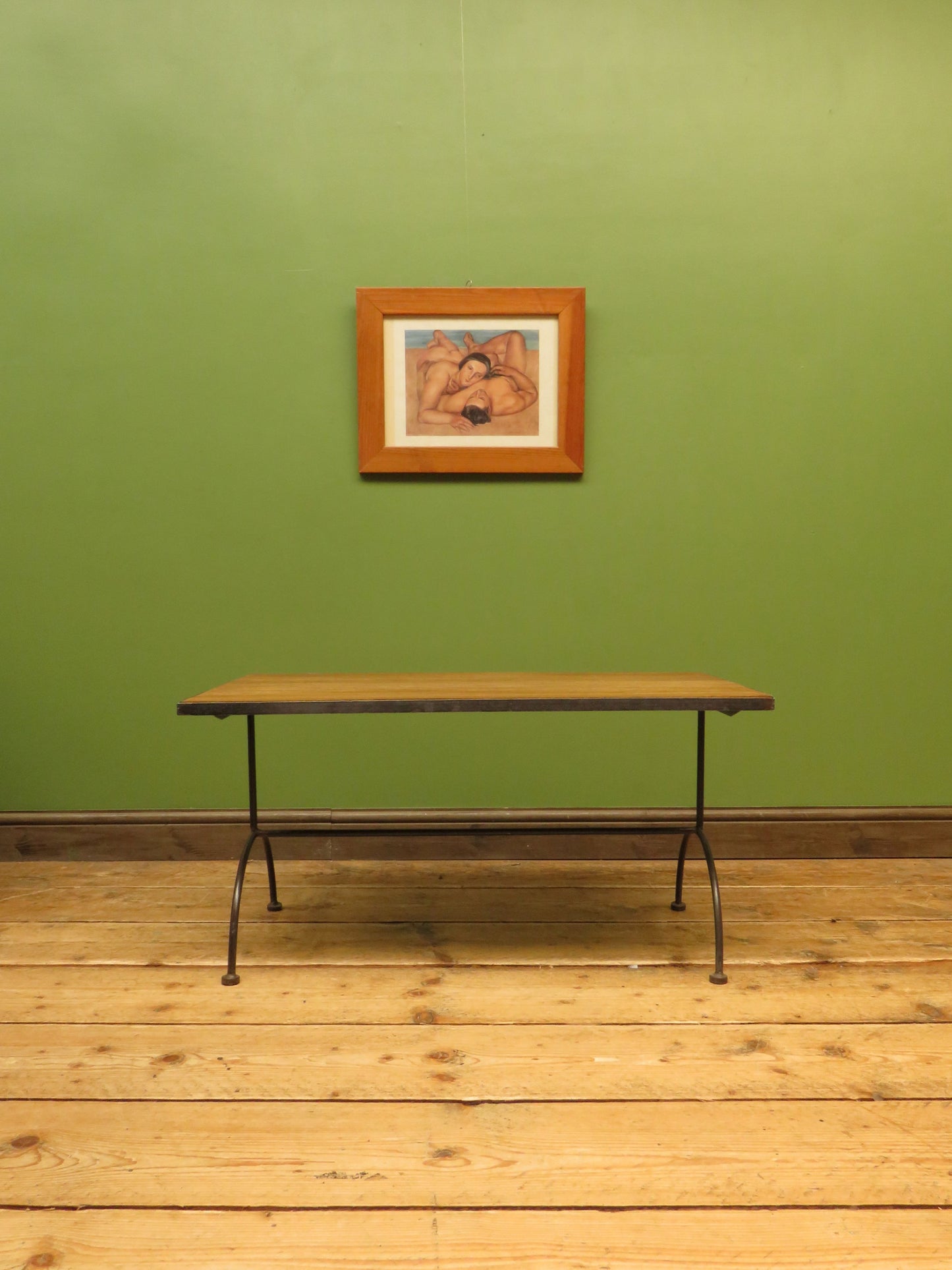 Mid Century Modern Iron based coffee table