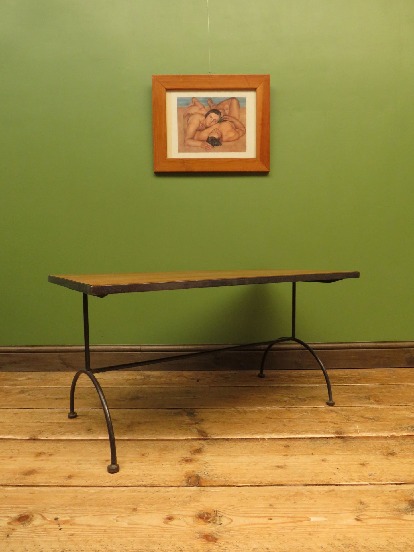 Mid Century Modern Iron based coffee table