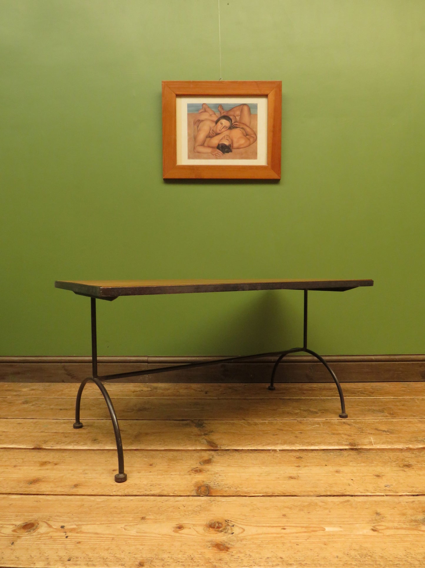 Mid Century Modern Iron based coffee table