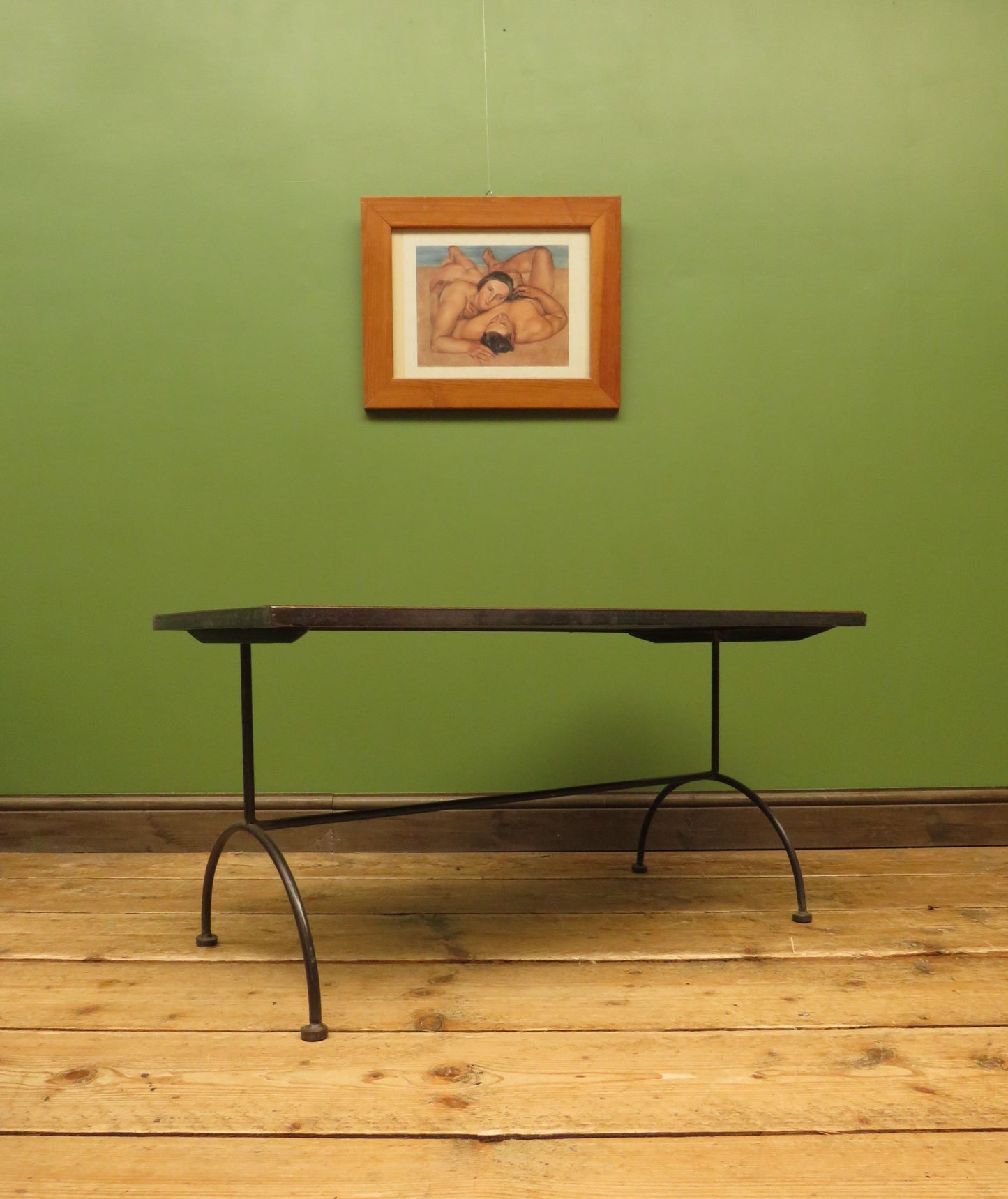 Mid Century Modern Iron based coffee table