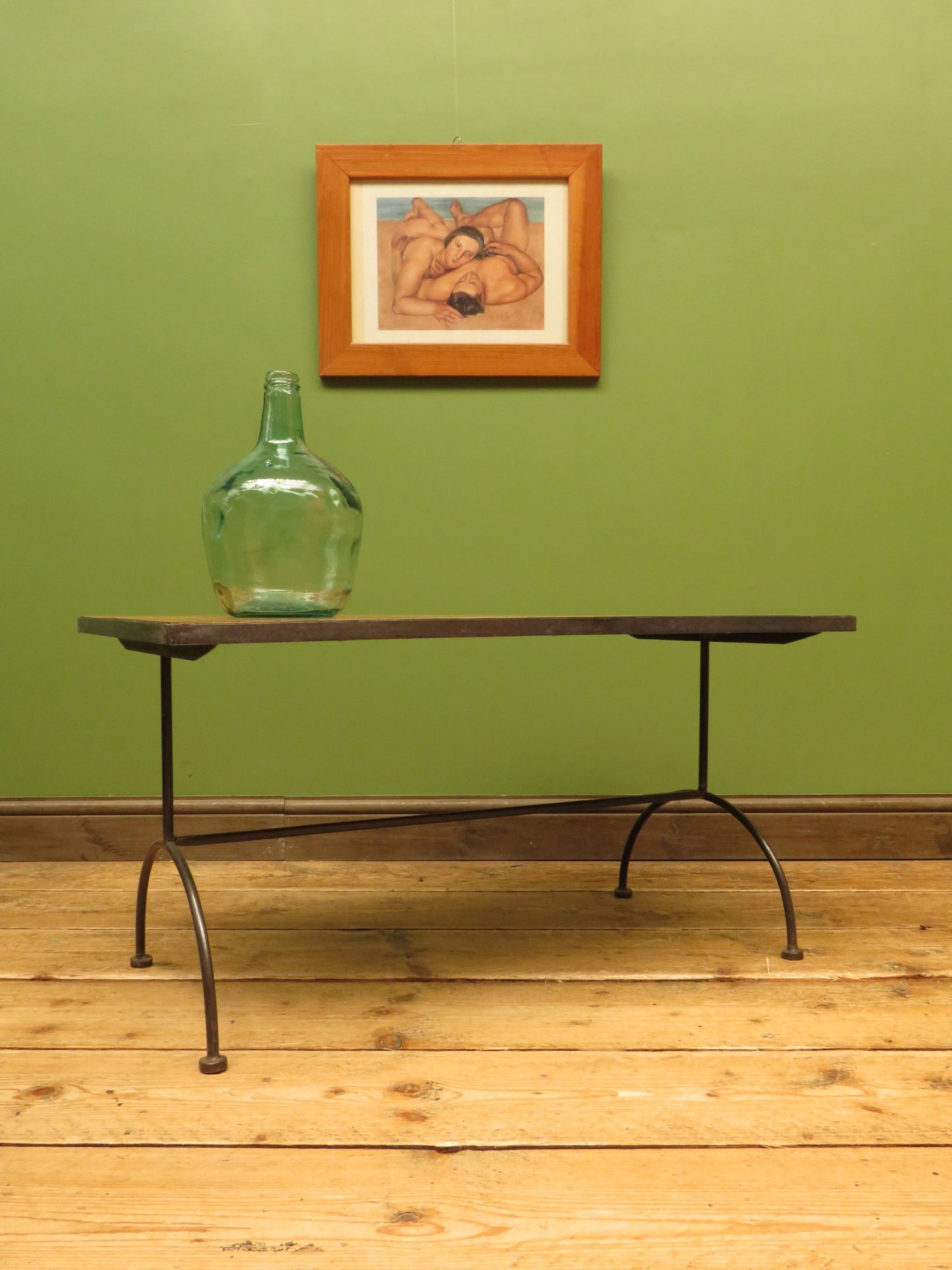 Mid Century Modern Iron based coffee table