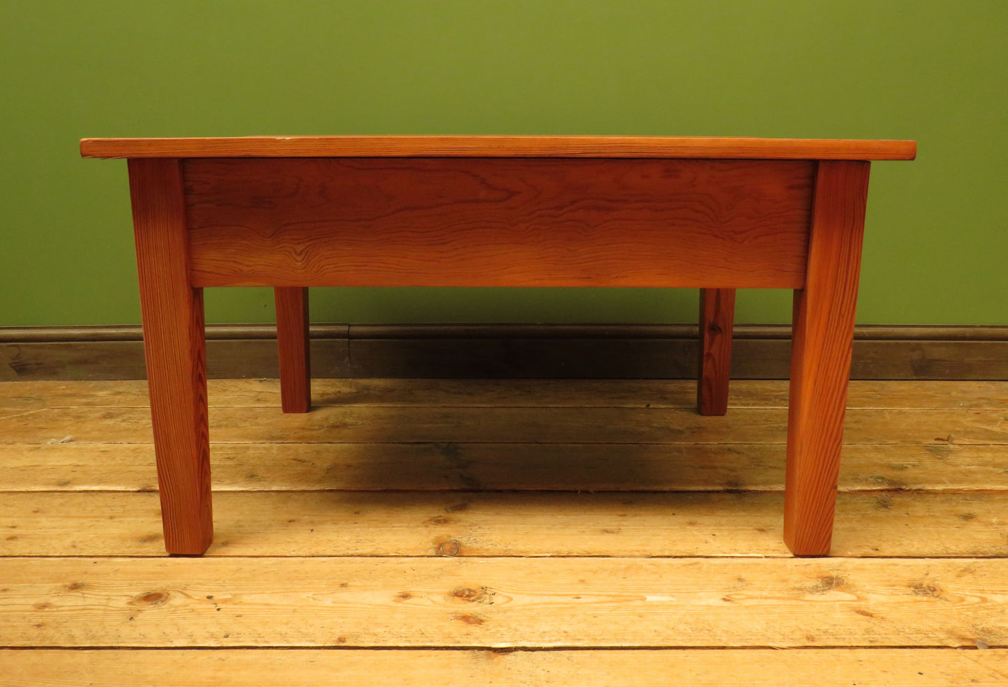 Old Pine Coffee Table with Drawer