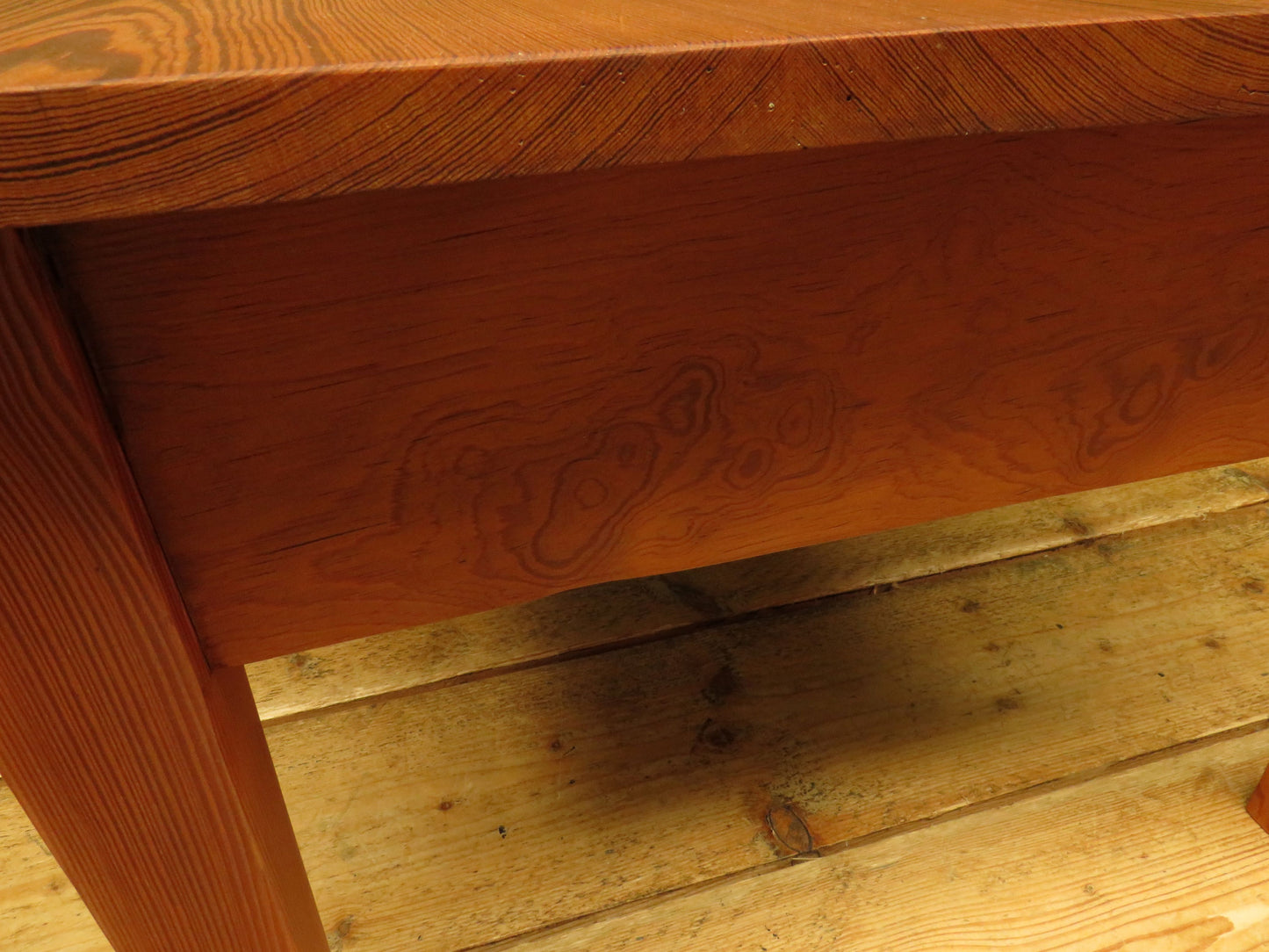 Old Pine Coffee Table with Drawer