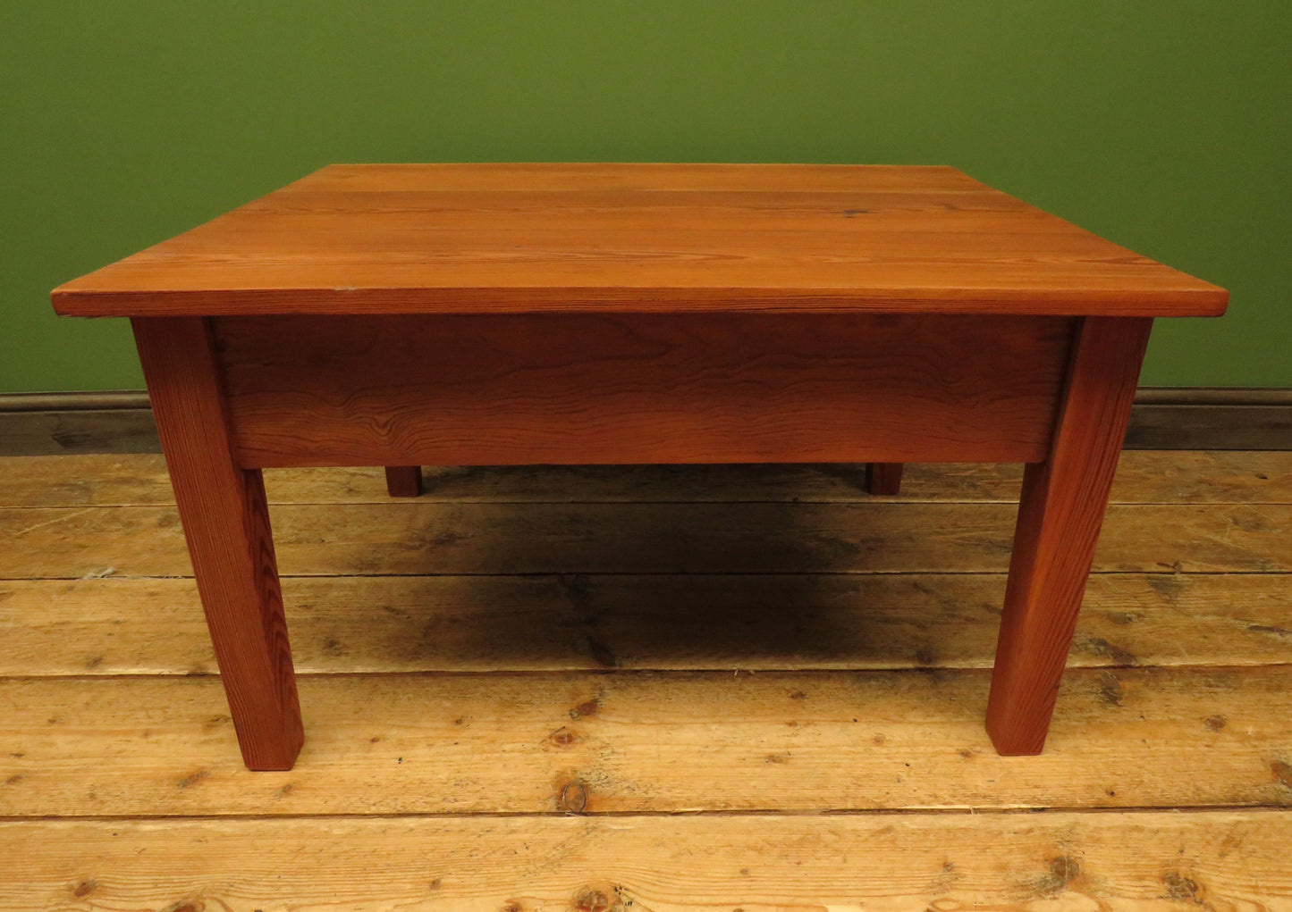 Old Pine Coffee Table with Drawer