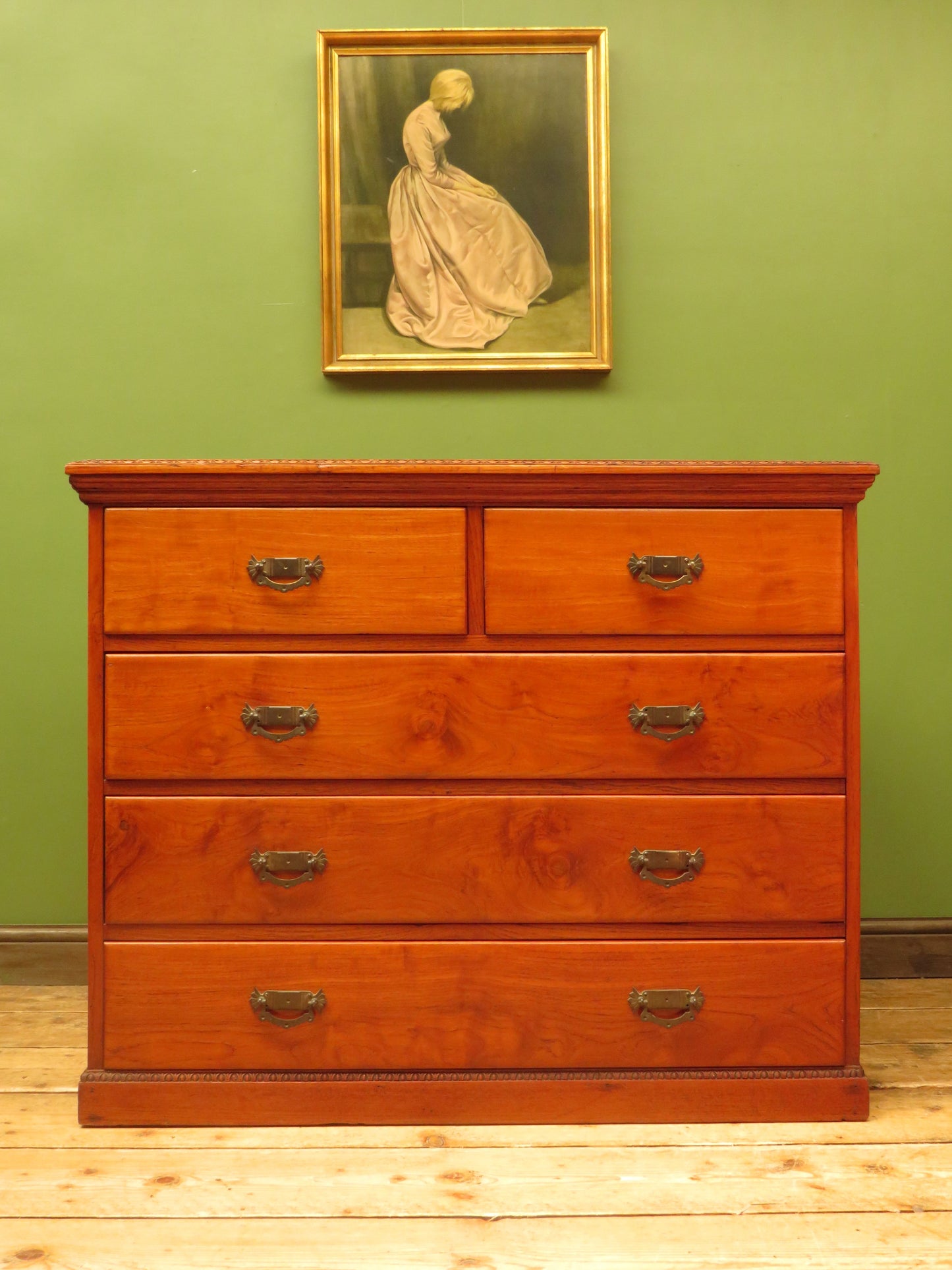 Antique Camphor Wood Chest of Drawers