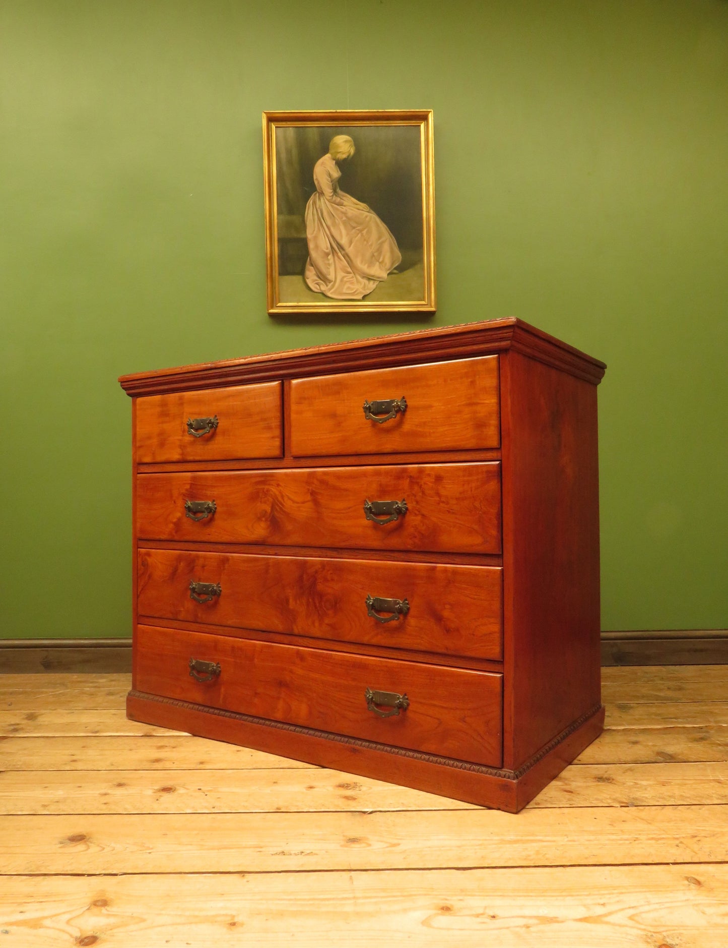 Antique Camphor Wood Chest of Drawers