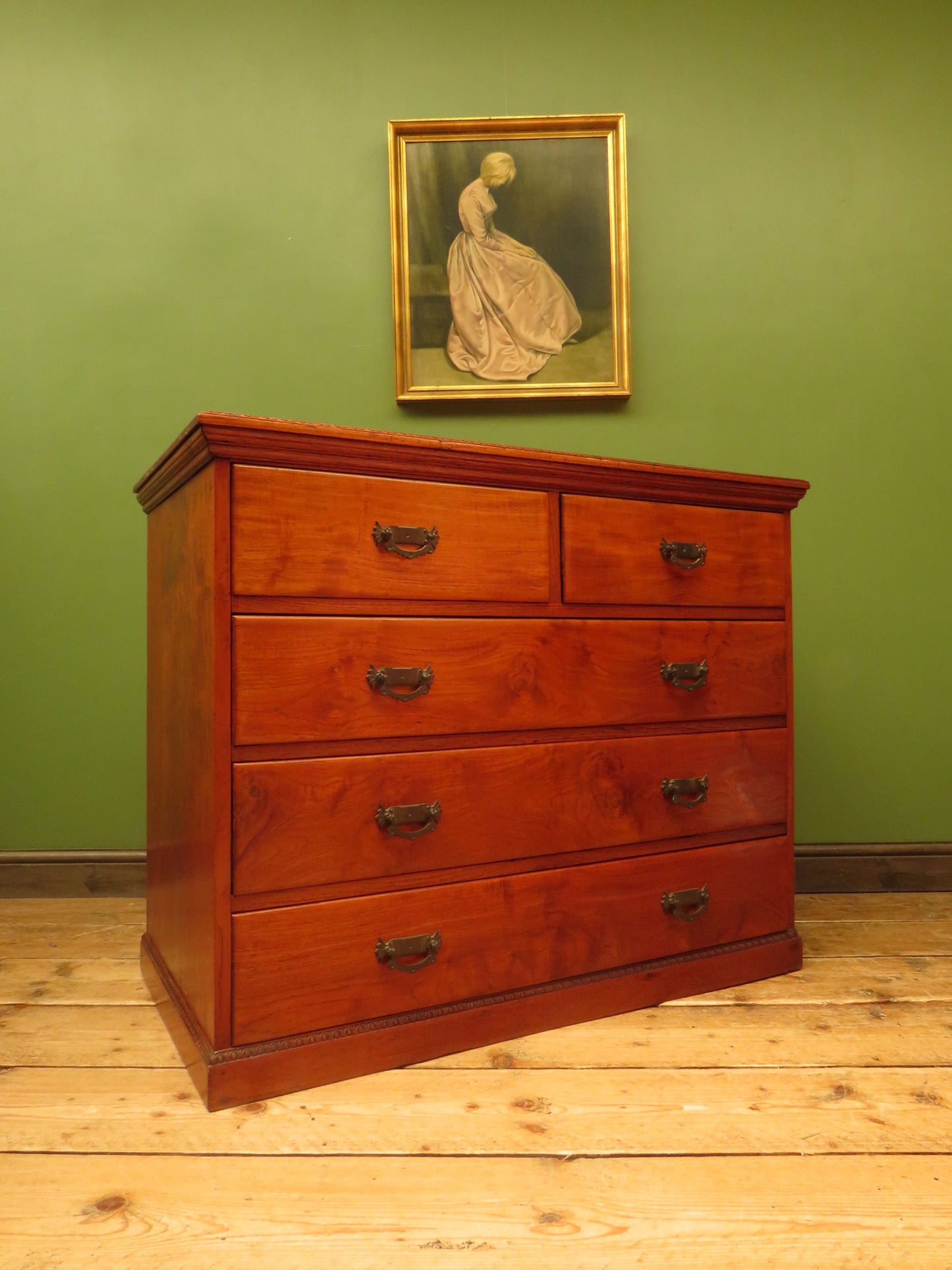 Antique Camphor Wood Chest of Drawers