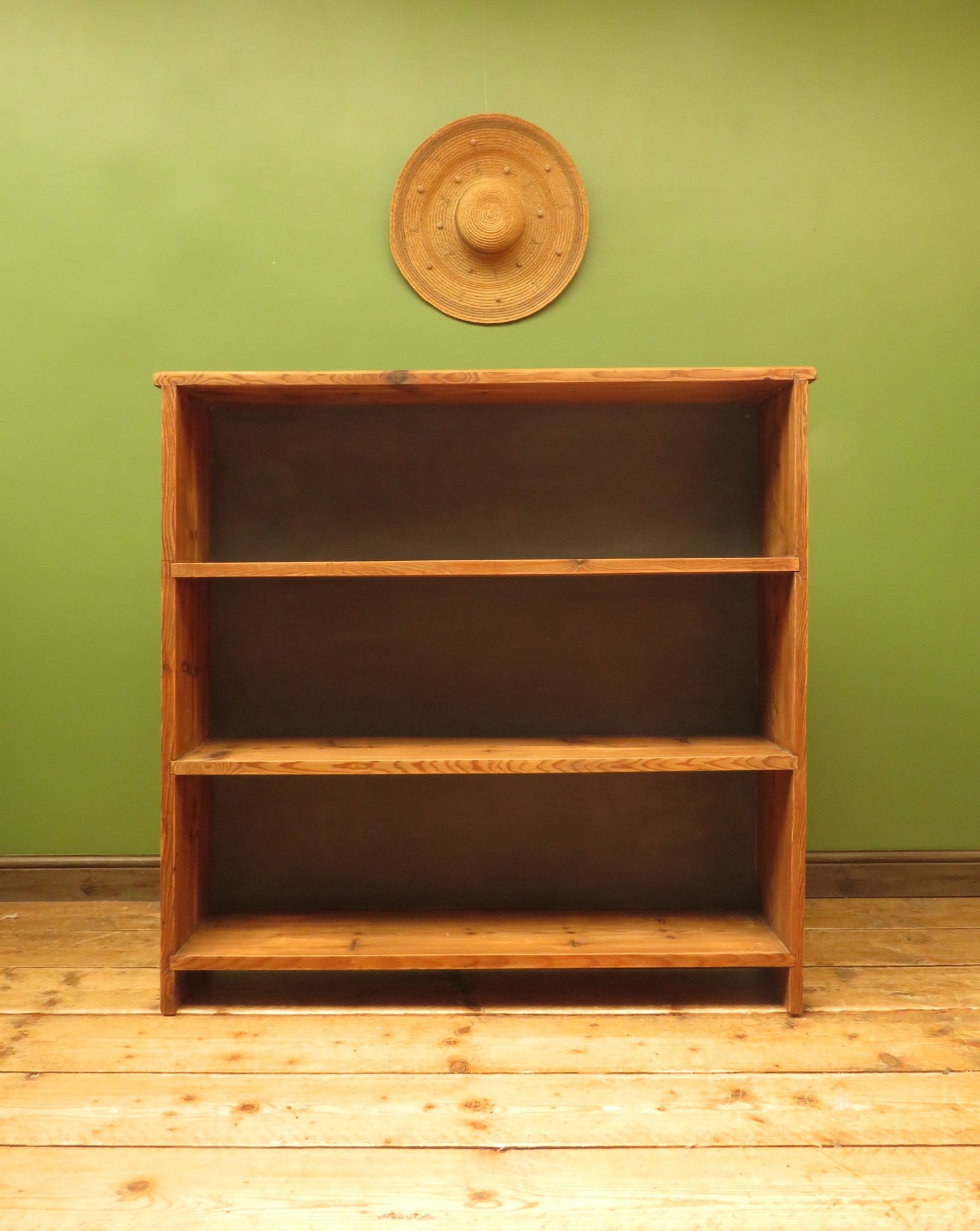 Rustic Pine Book Shelf Unit