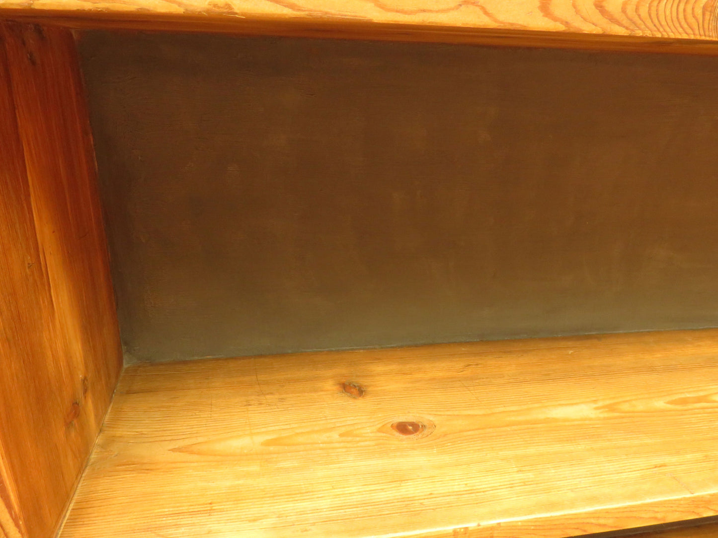 Rustic Pine Book Shelf Unit