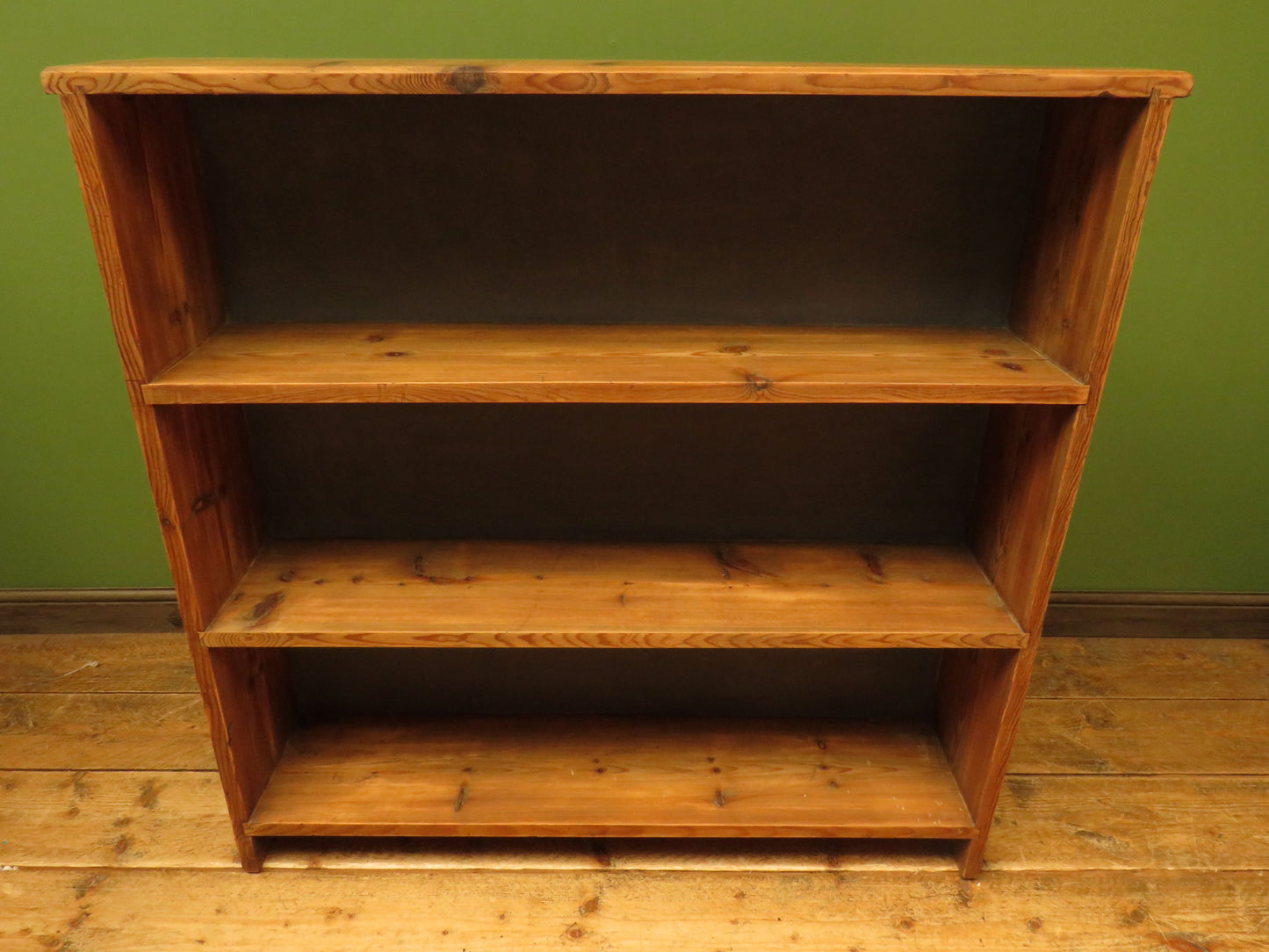 Rustic Pine Book Shelf Unit
