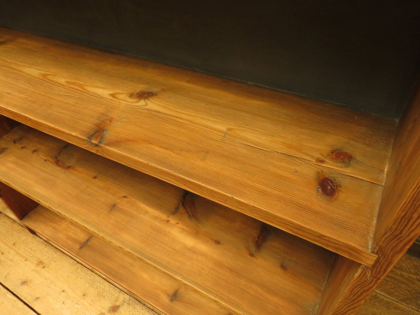 Rustic Pine Book Shelf Unit