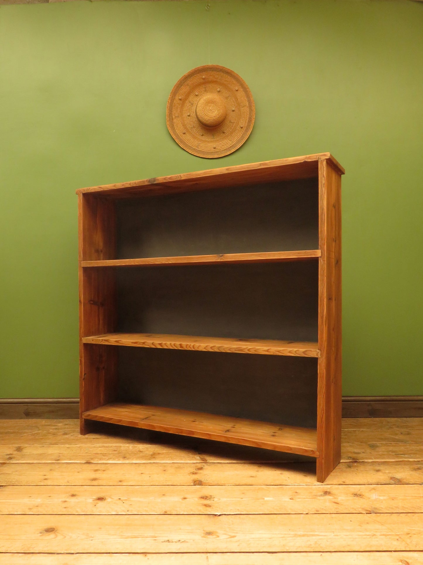 Rustic Pine Book Shelf Unit