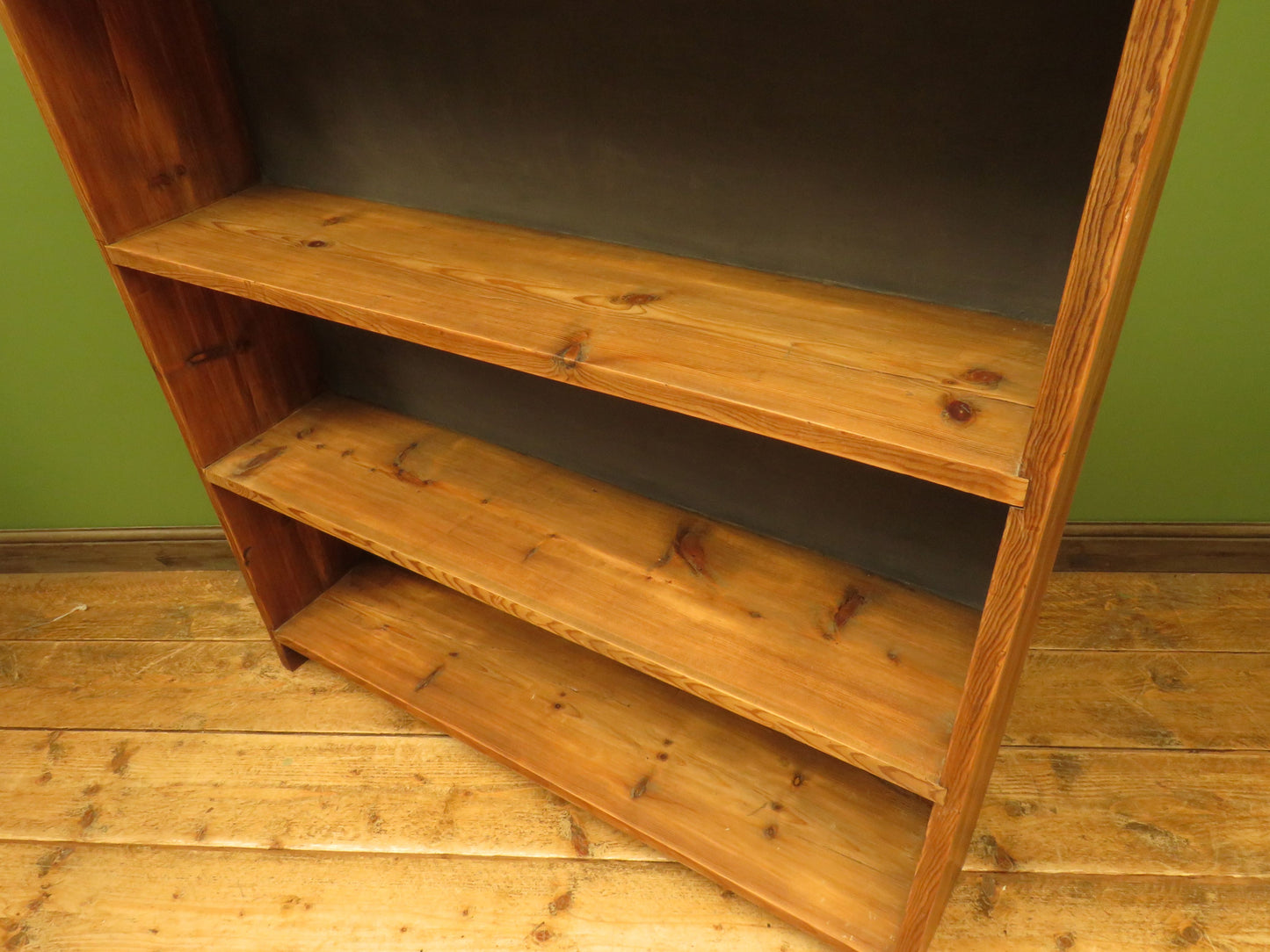 Rustic Pine Book Shelf Unit