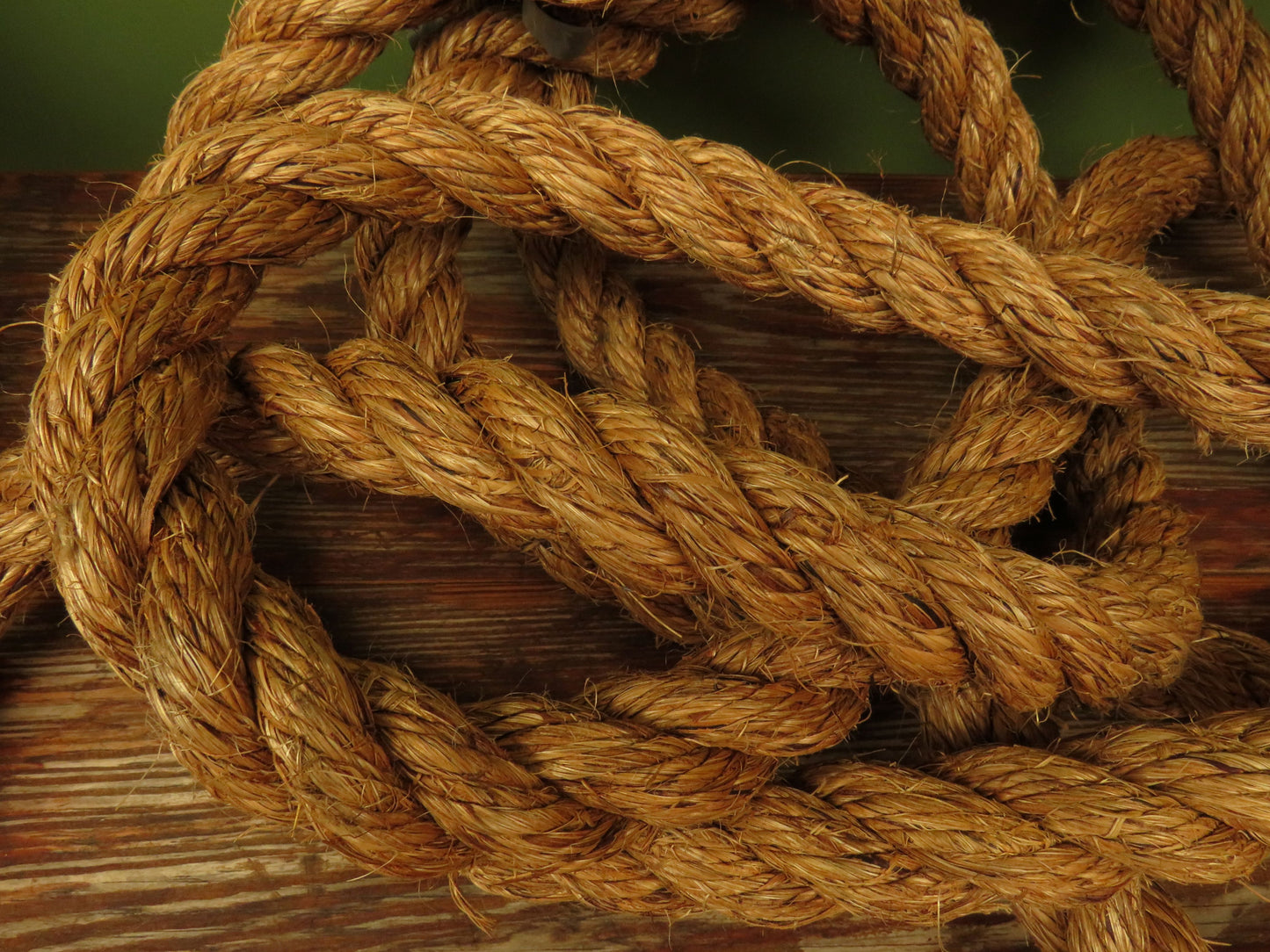 Vintage Hemp rope 25 feet x 28.25mm for decking or staircase banister
