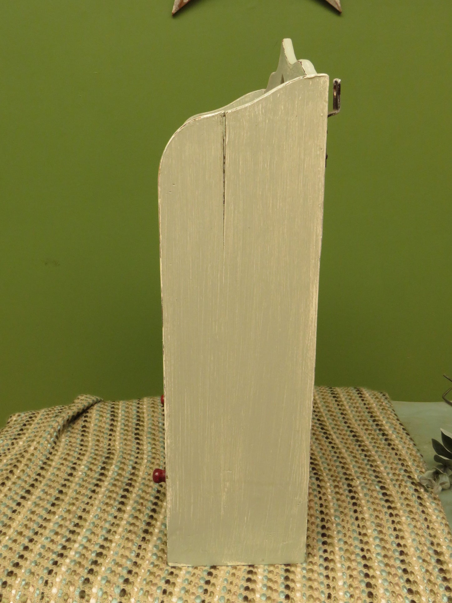 Small Painted Wall Shelf Unit with drawers