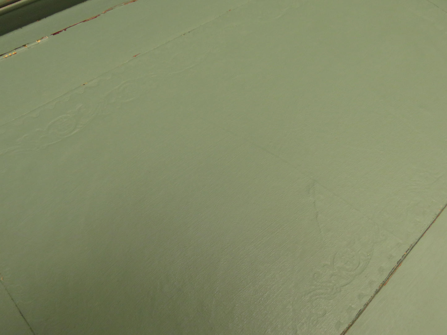 Green Painted Davenport Bureau Desk