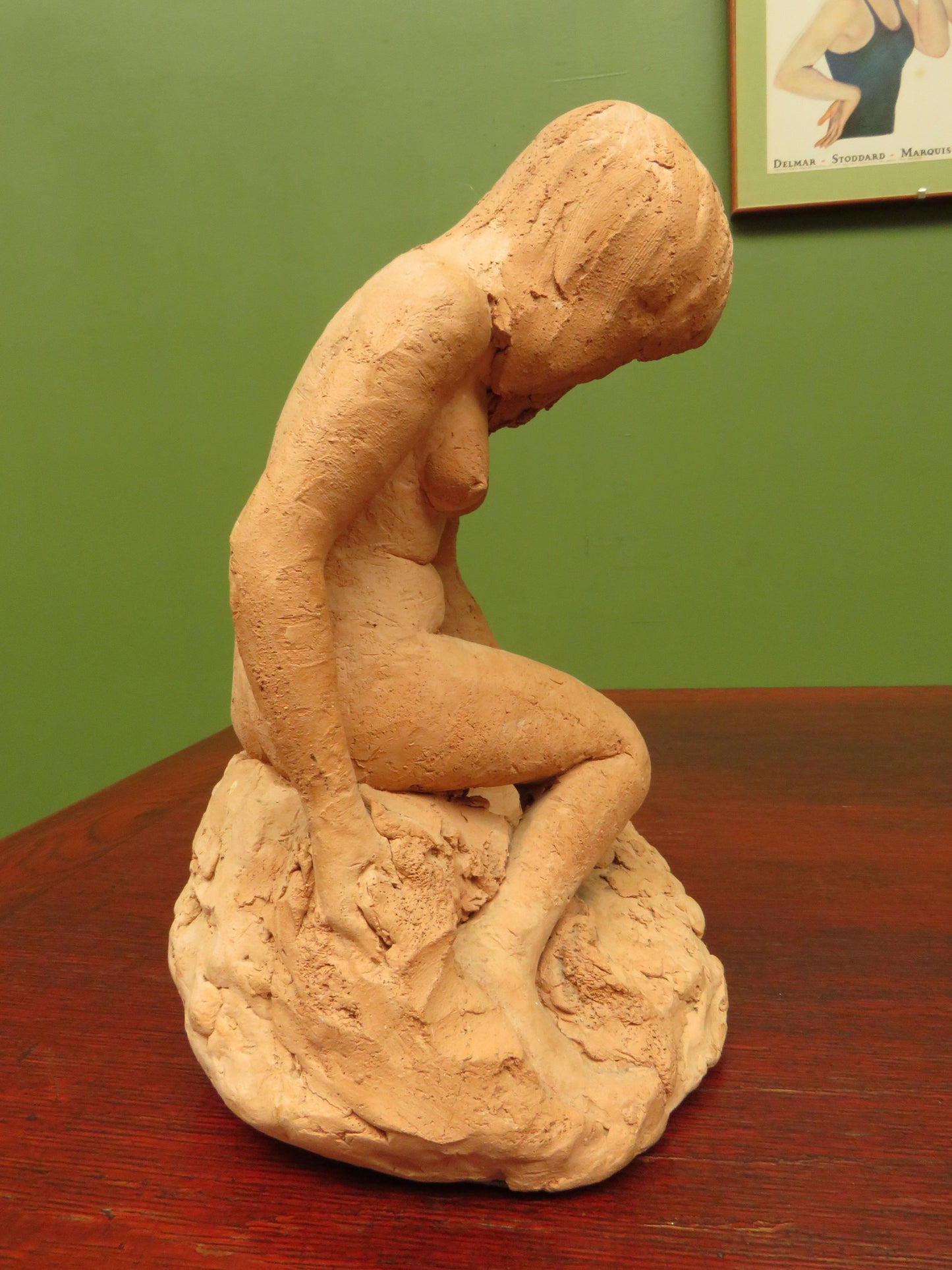 Terracotta Nude Sculpture by Eric Penny