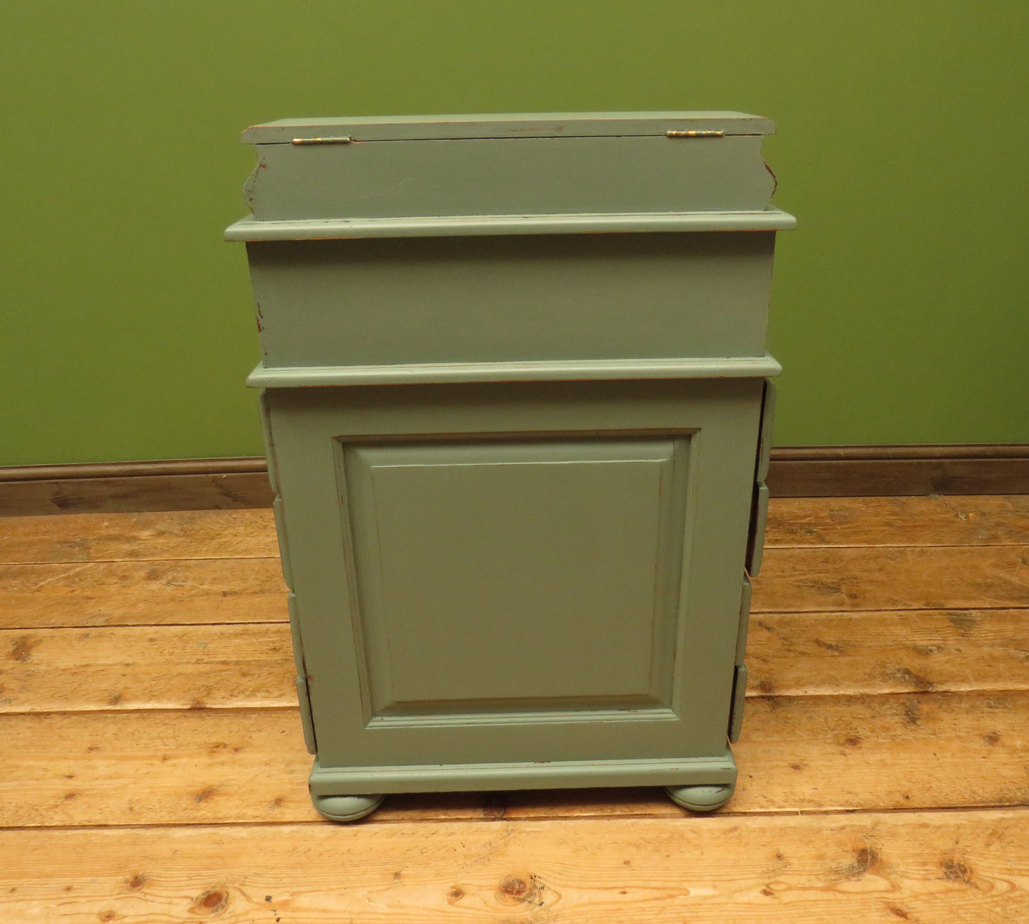 Green Painted Davenport Bureau Desk
