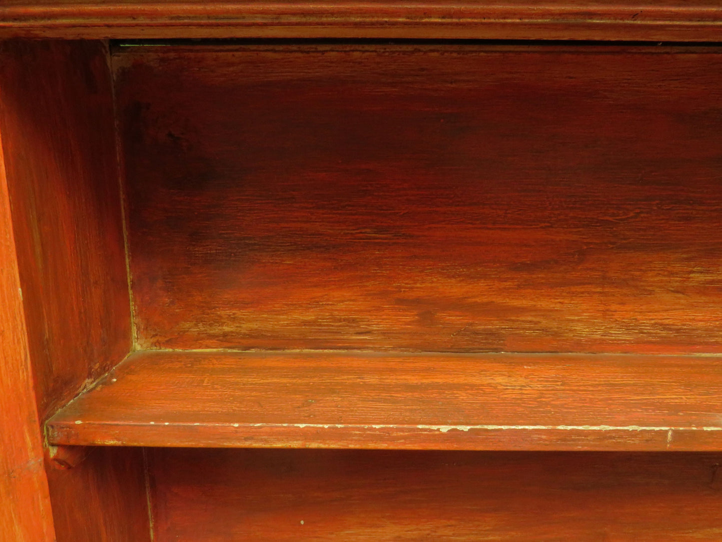 Bohemian Painted Wall Cabinet with Glazed doors