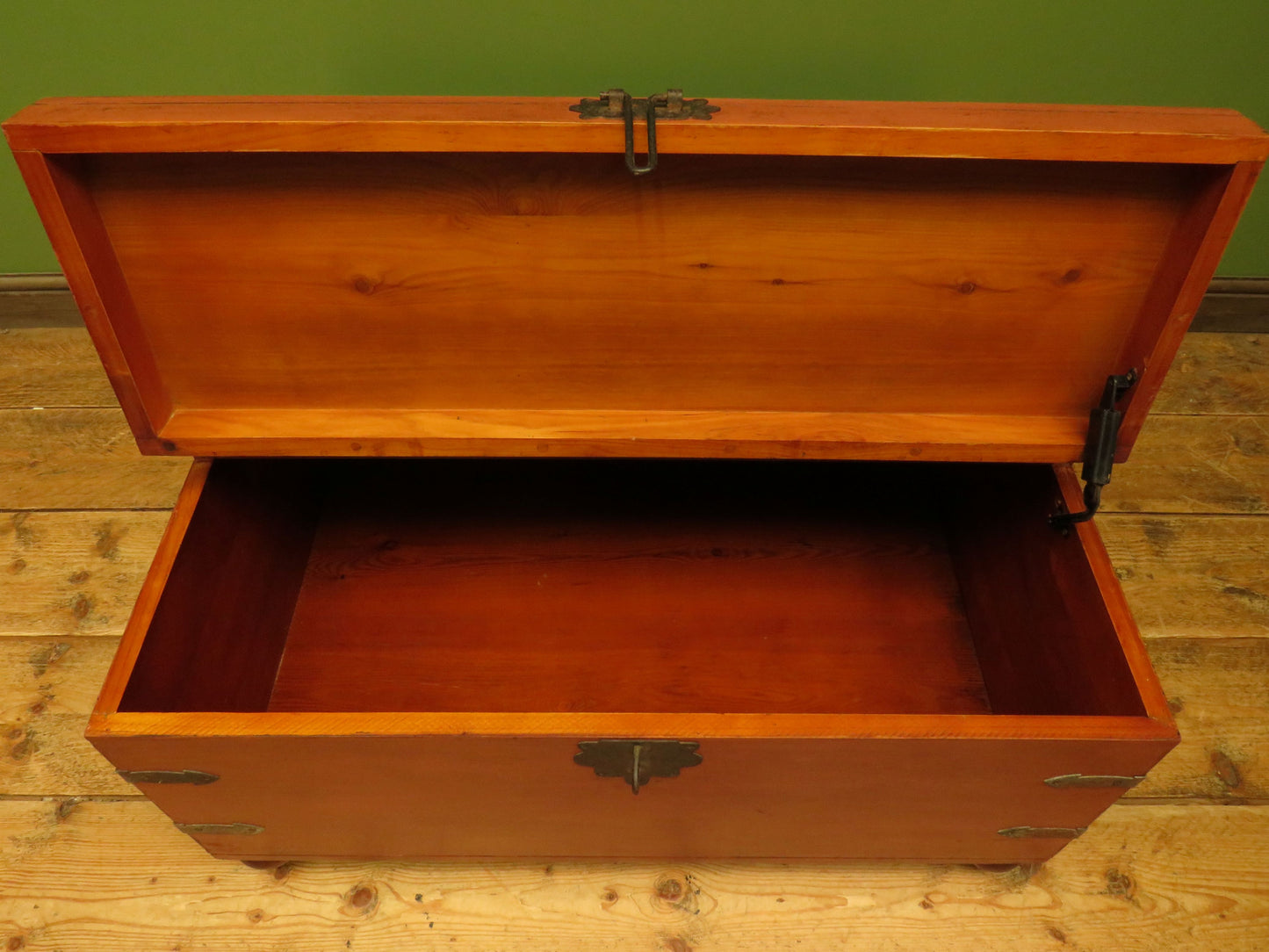 Bohemian Painted Storage Coffee Table Chest
