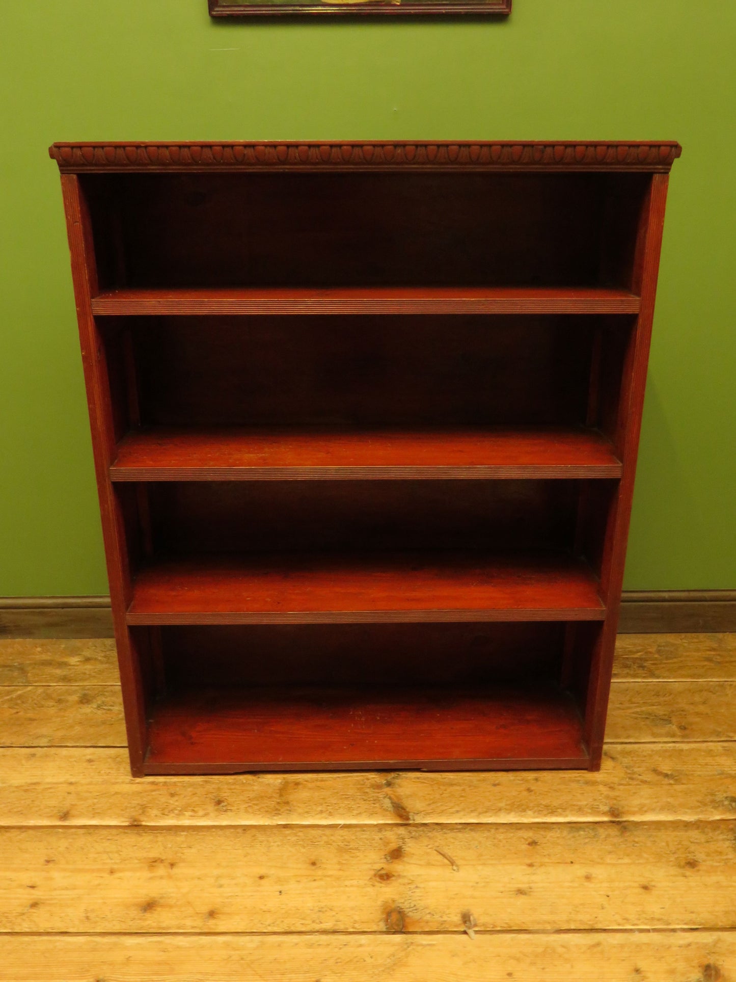 Rustic Red Pine Shelf Unit