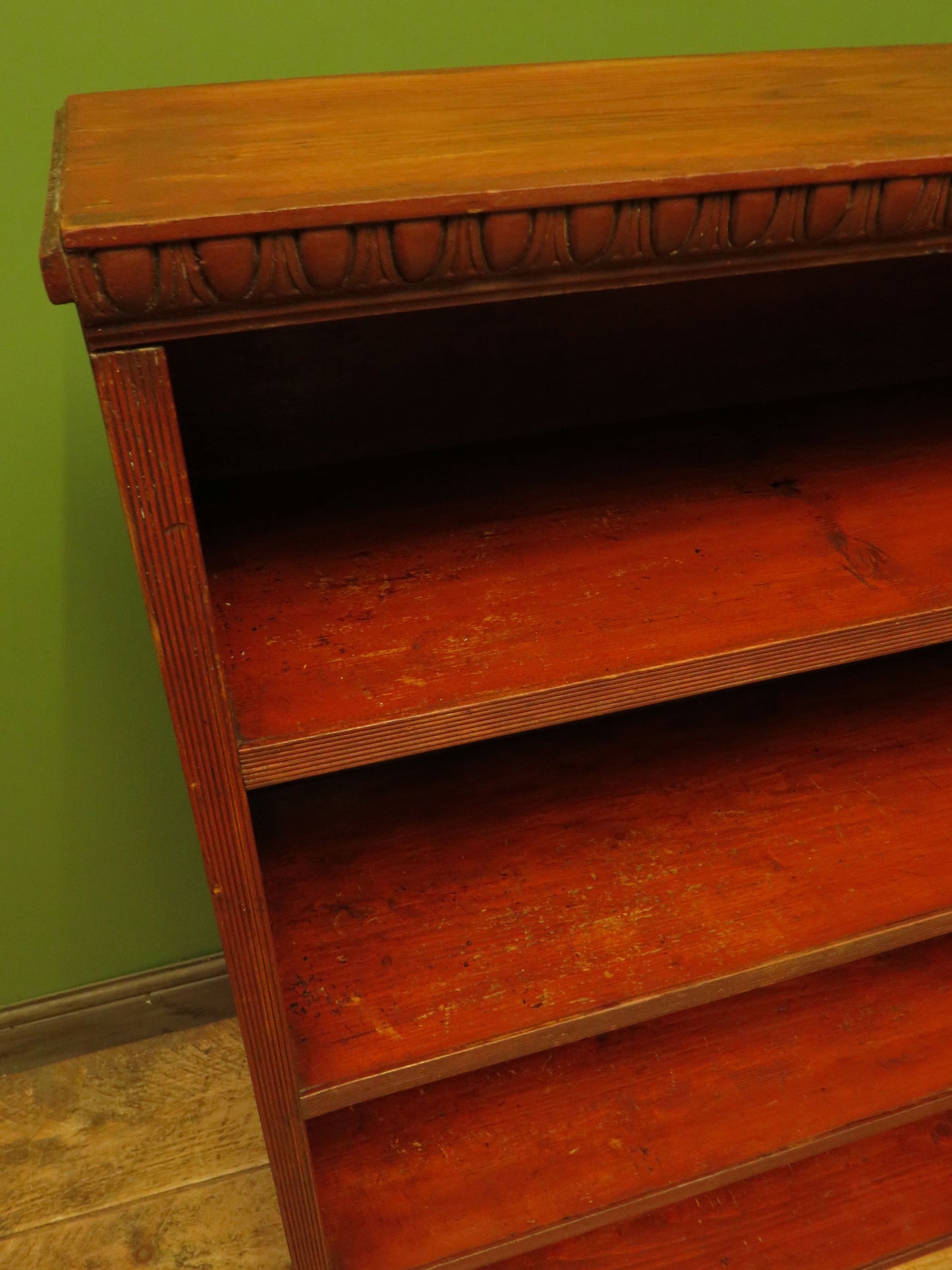 Rustic Red Pine Shelf Unit