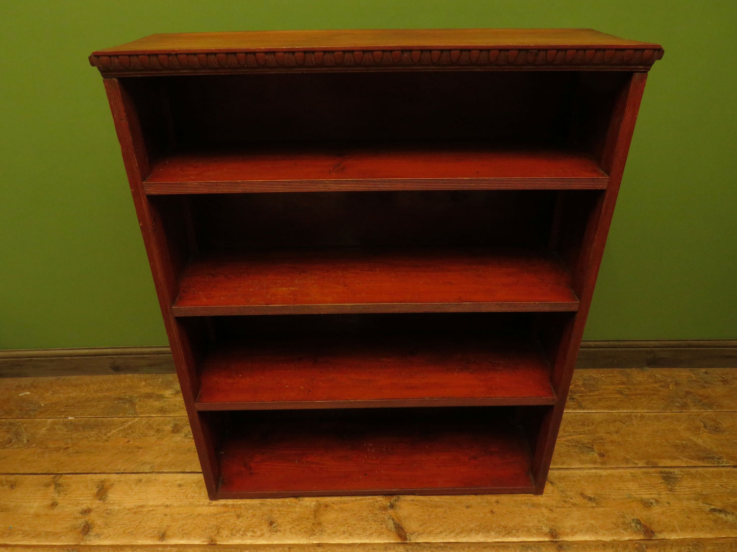 Rustic Red Pine Shelf Unit