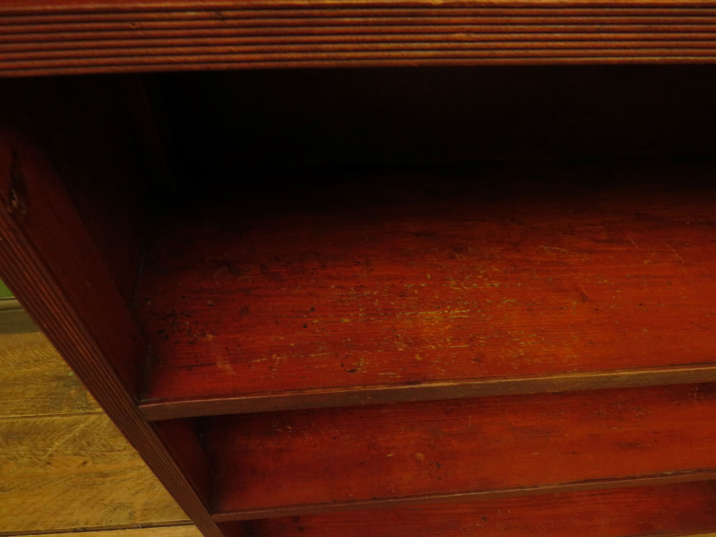 Rustic Red Pine Shelf Unit
