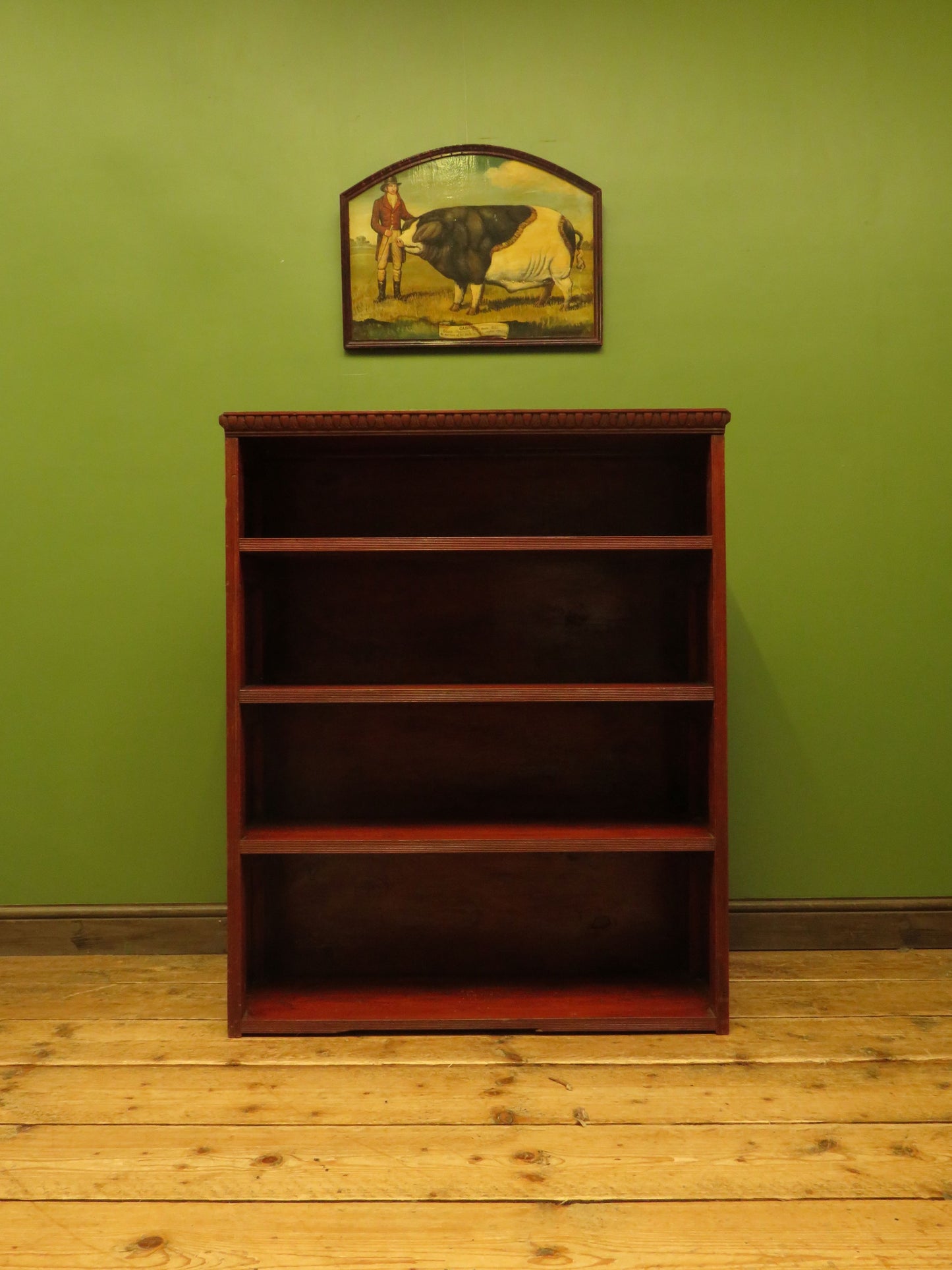 Rustic Red Pine Shelf Unit