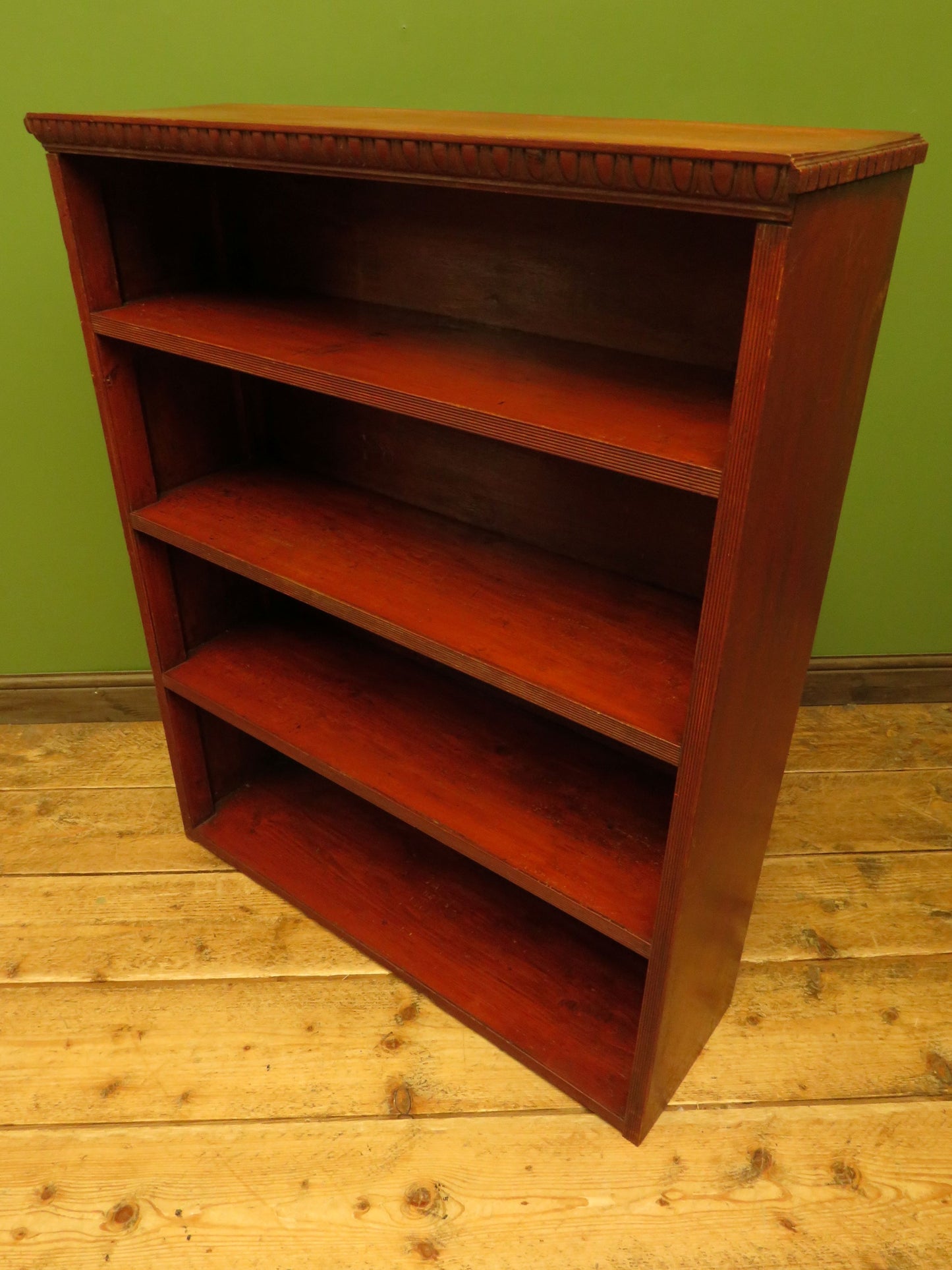 Rustic Red Pine Shelf Unit