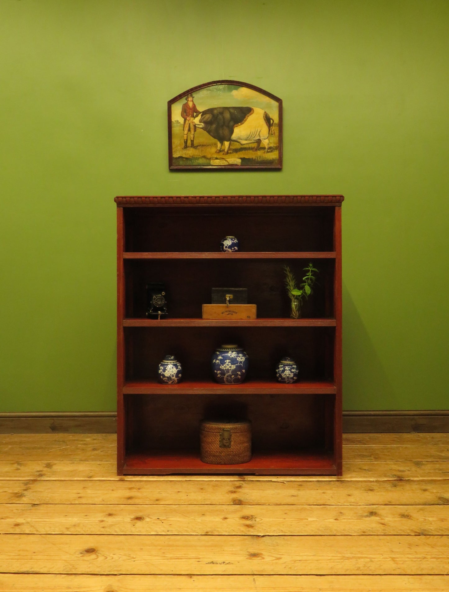 Rustic Red Pine Shelf Unit