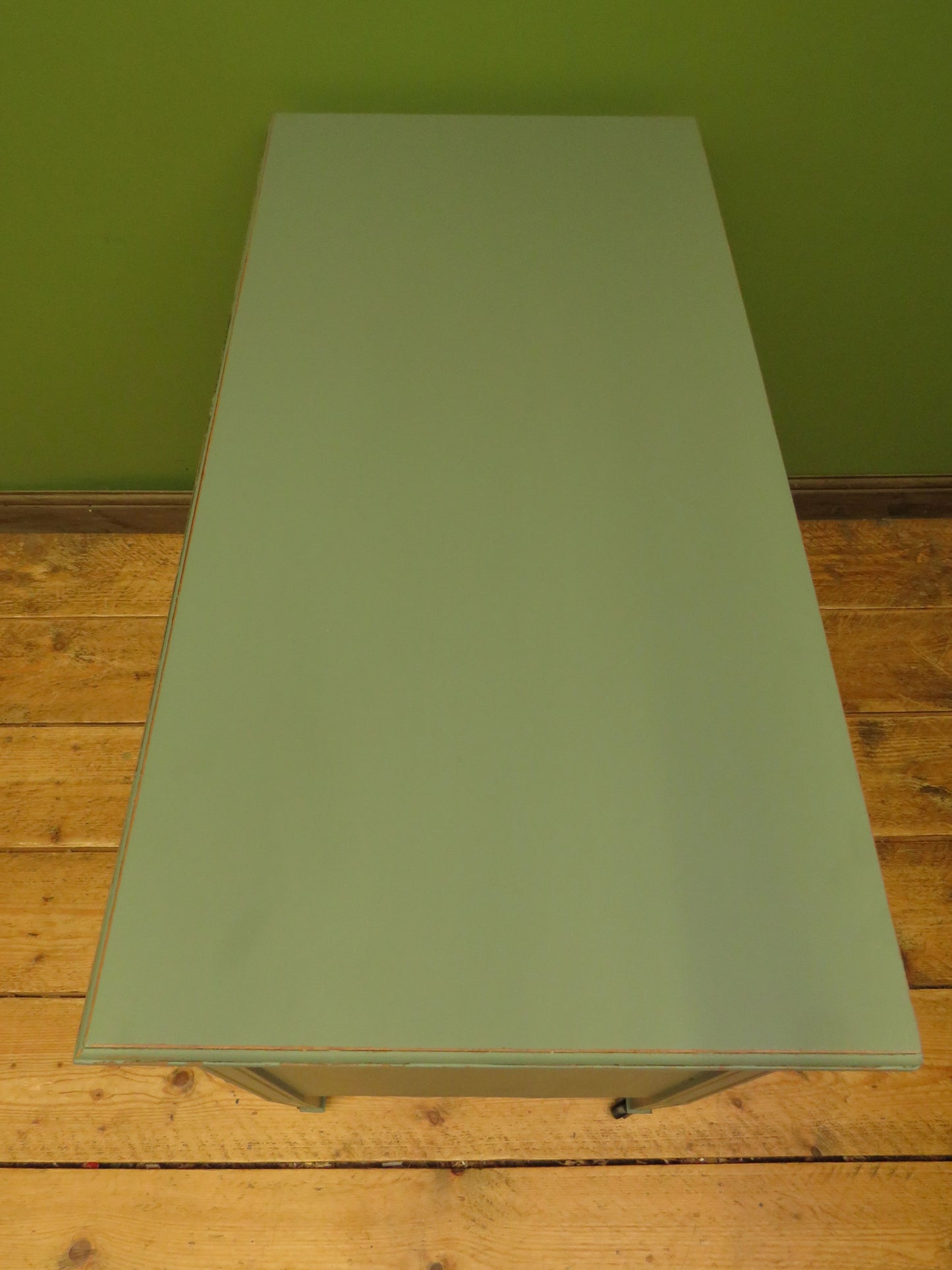 Antique Green Painted Chest of Drawers