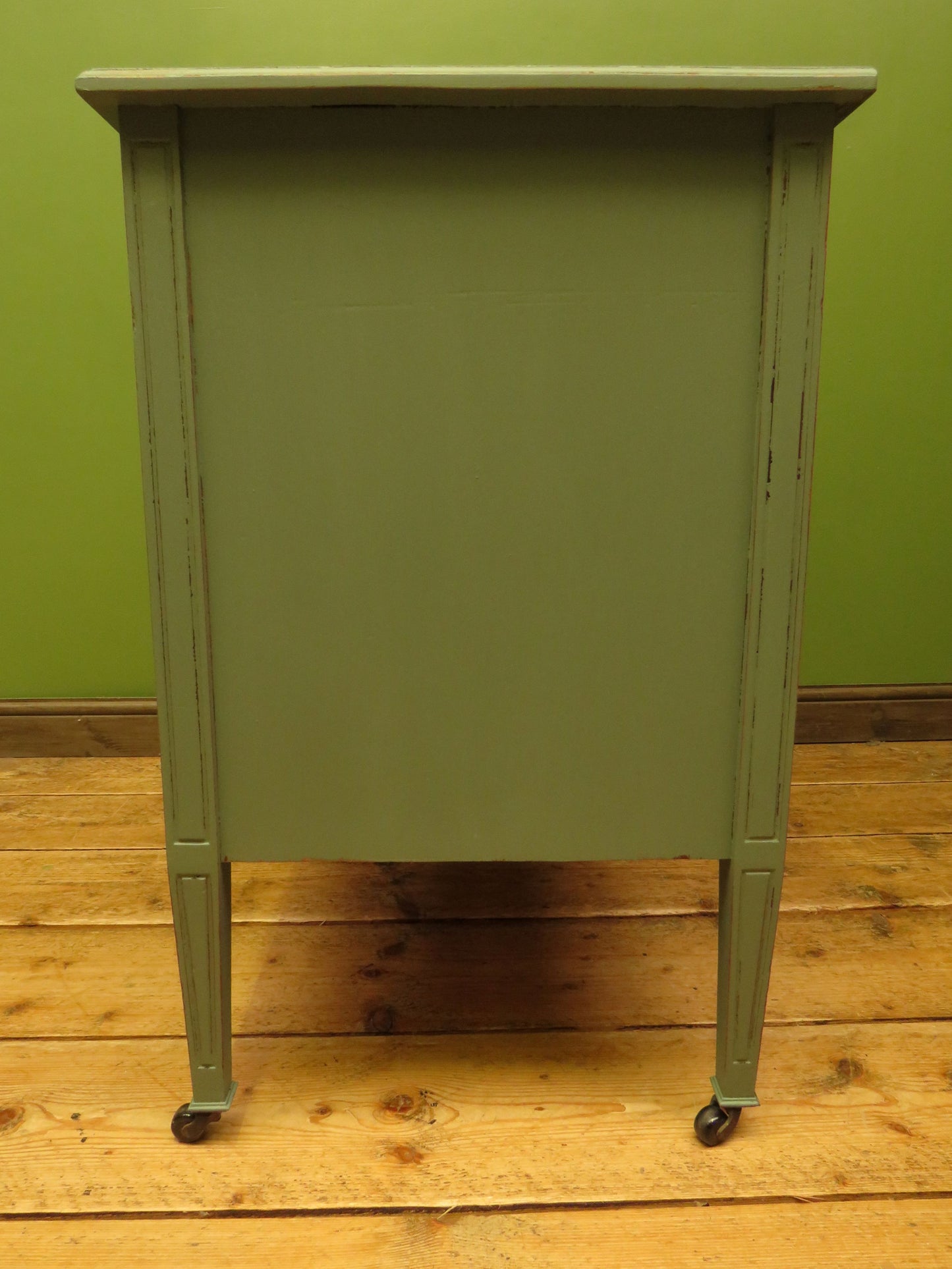 Antique Green Painted Chest of Drawers