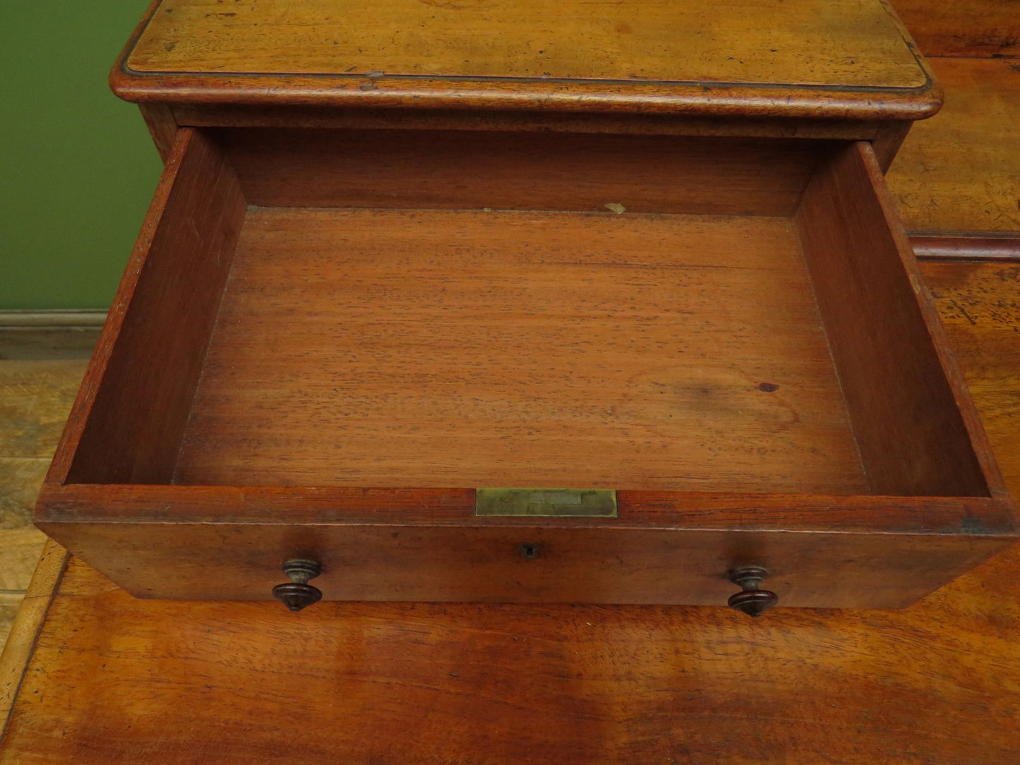 Japanese Red Lacquered Shodana Cabinet with Cherry Blossoms c1880